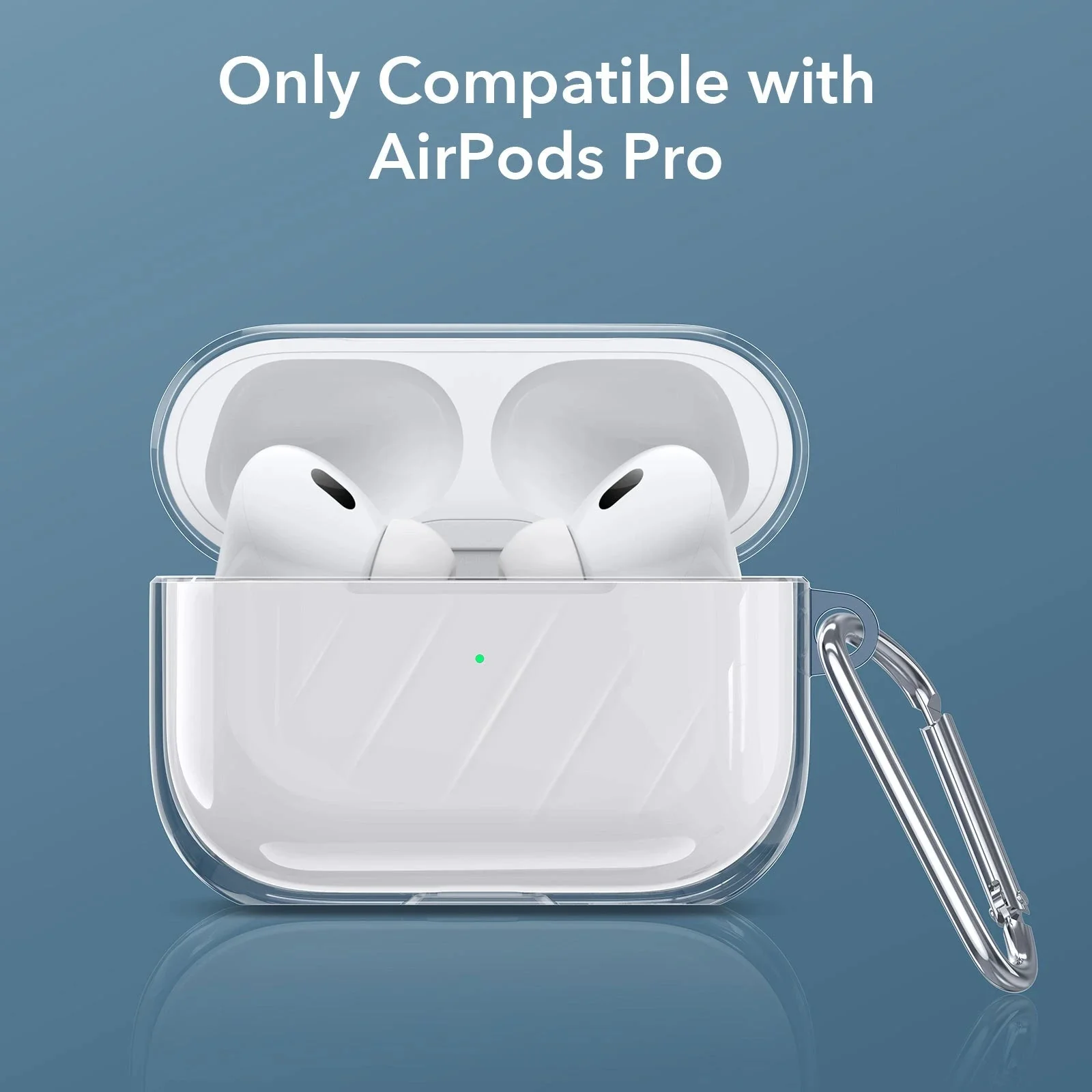 AirPods Pro (2023/2022/2019) Air Ripple Carrying Case - Clear - Image 2