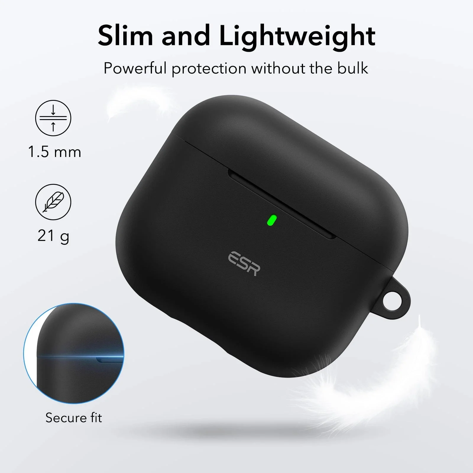 AirPods 4 Cloud Soft Case (HaloLock) - Forest Green - Image 5