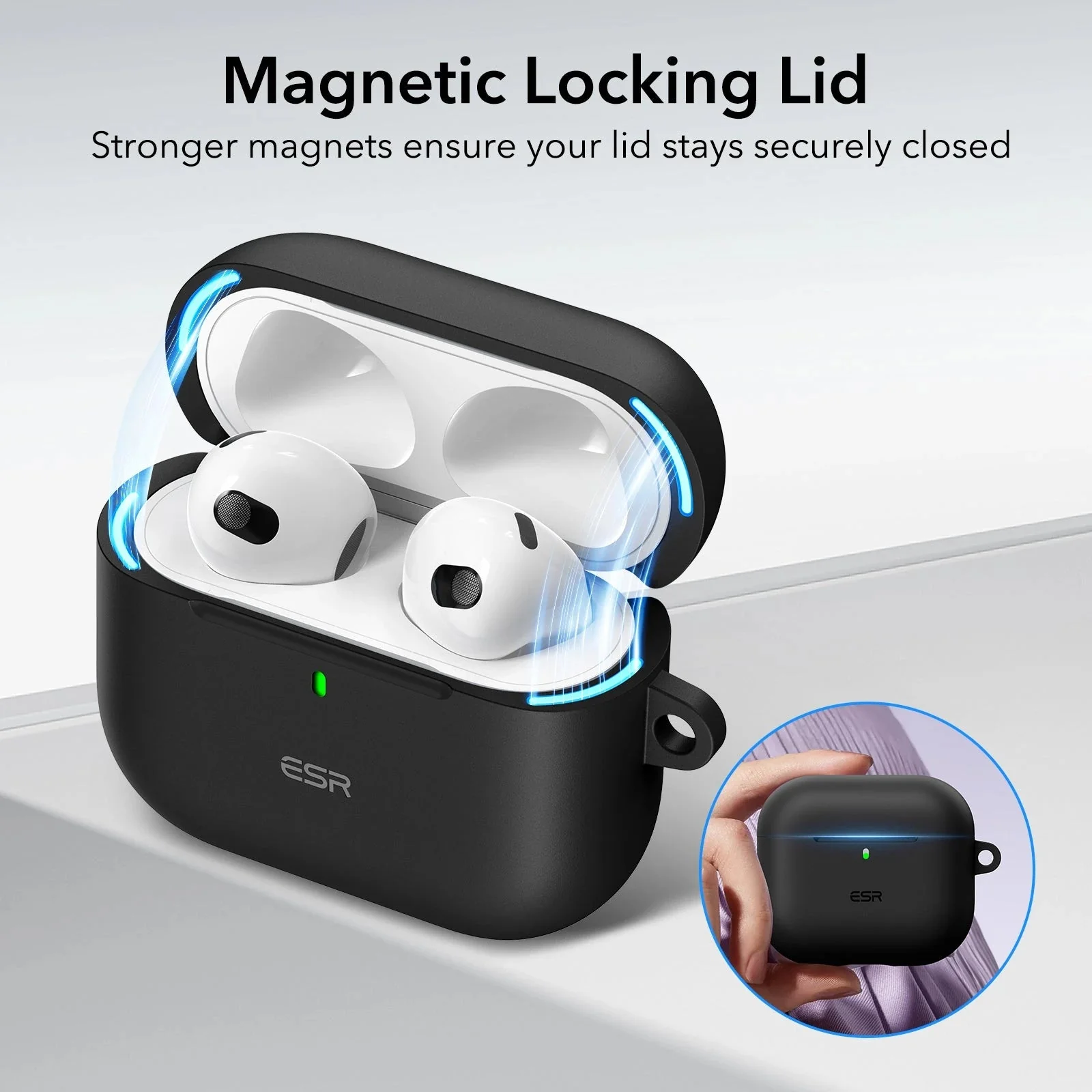 AirPods 4 Cloud Soft Case (HaloLock) - Purple - Image 3