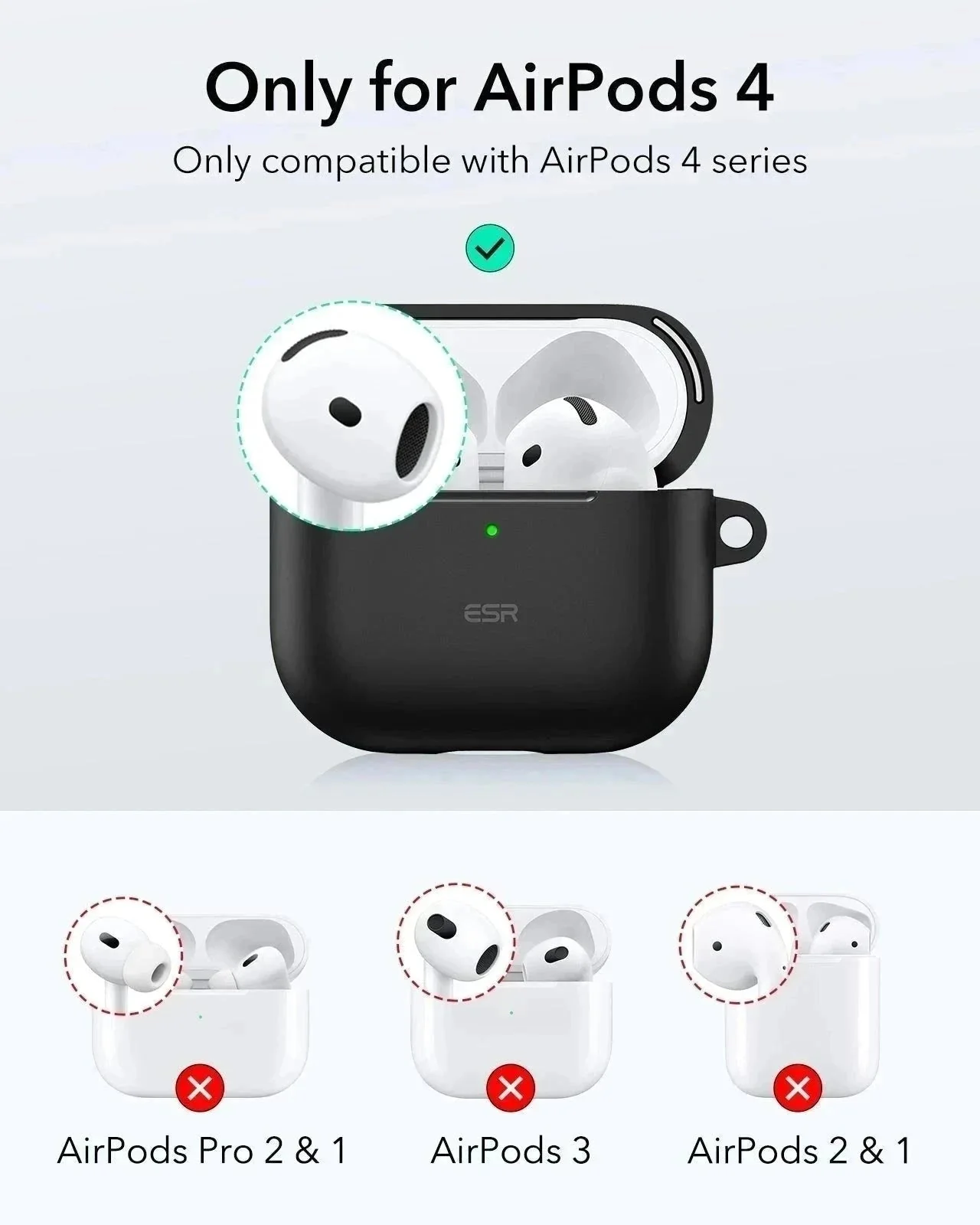 AirPods 4 Cloud Soft Case - Purple - Image 2