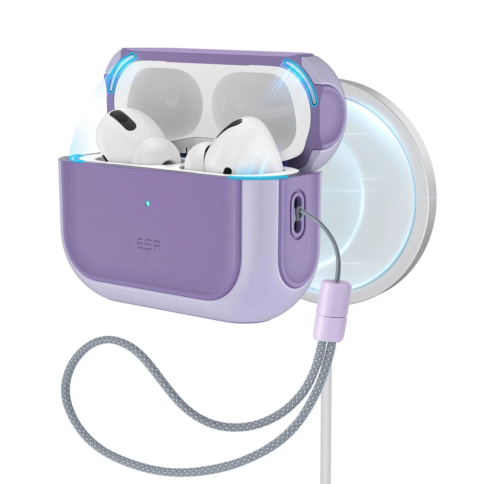 AirPods Pro (2023/2022/2019) Orbit Hybrid Case (HaloLock) - Purple