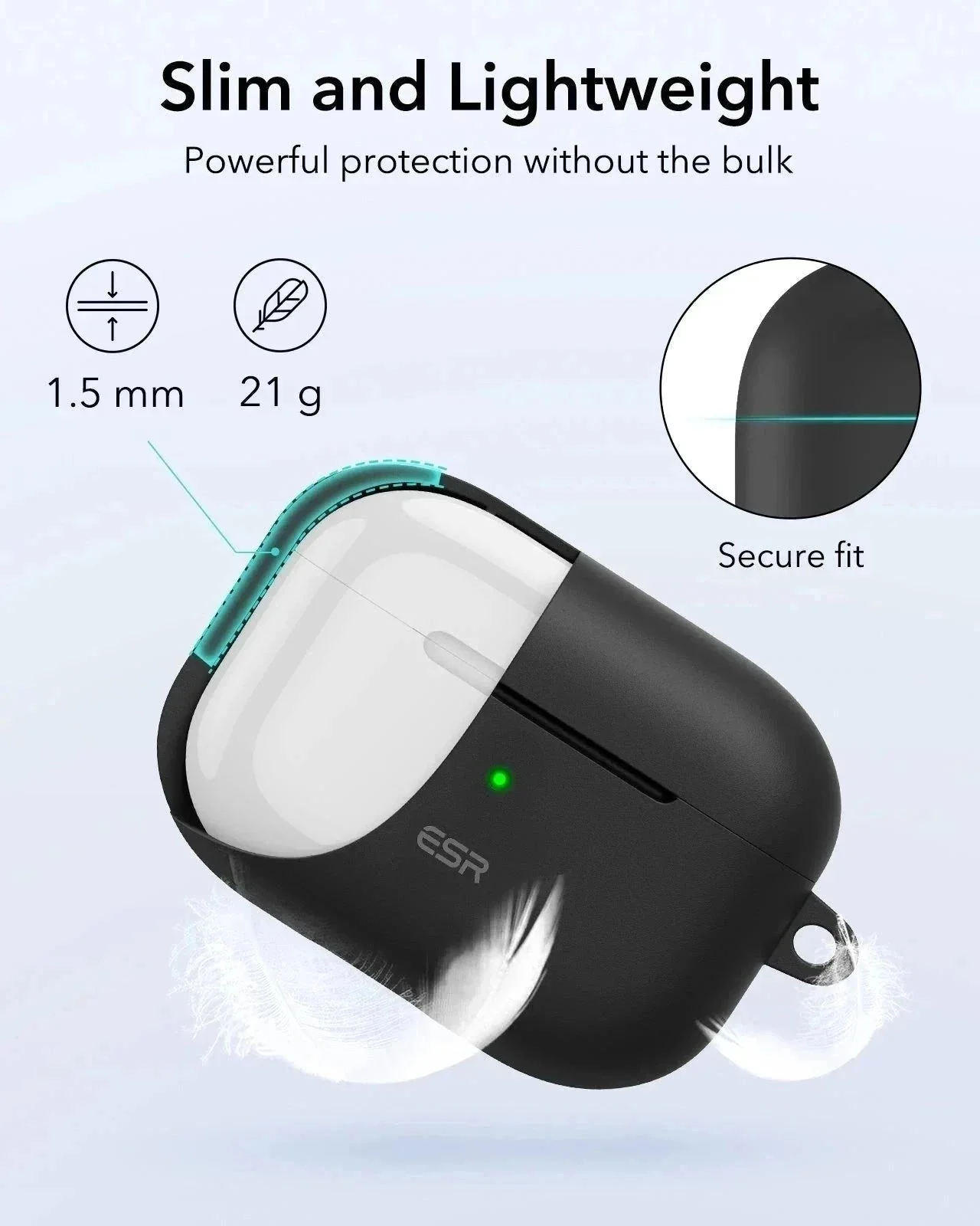 AirPods Pro (2023/2022/2019) Cloud Soft Case - Brilliant White - Image 5