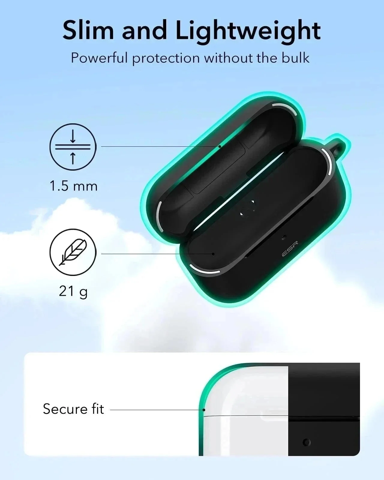 AirPods Pro (2023/2022/2019) Cloud Soft Case (HaloLock) - Purple - Image 6