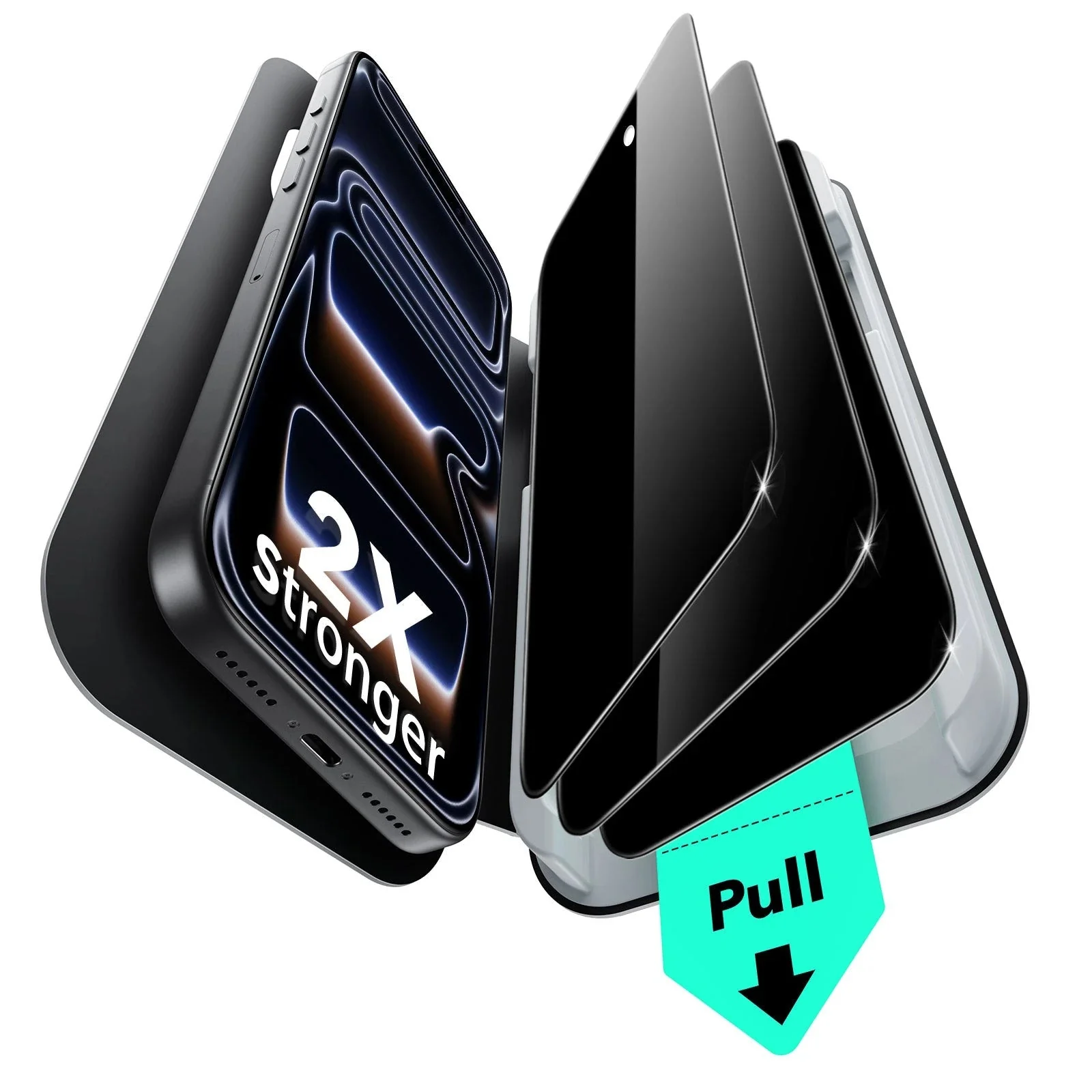 iPhone 17 Pro Max UltraFit Classic Privacy Screen Protector - 3 Pack