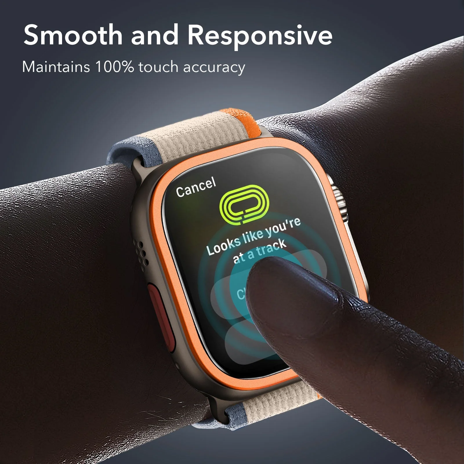 Apple Watch Ultra Armorite Screen Protector - Black - Image 6