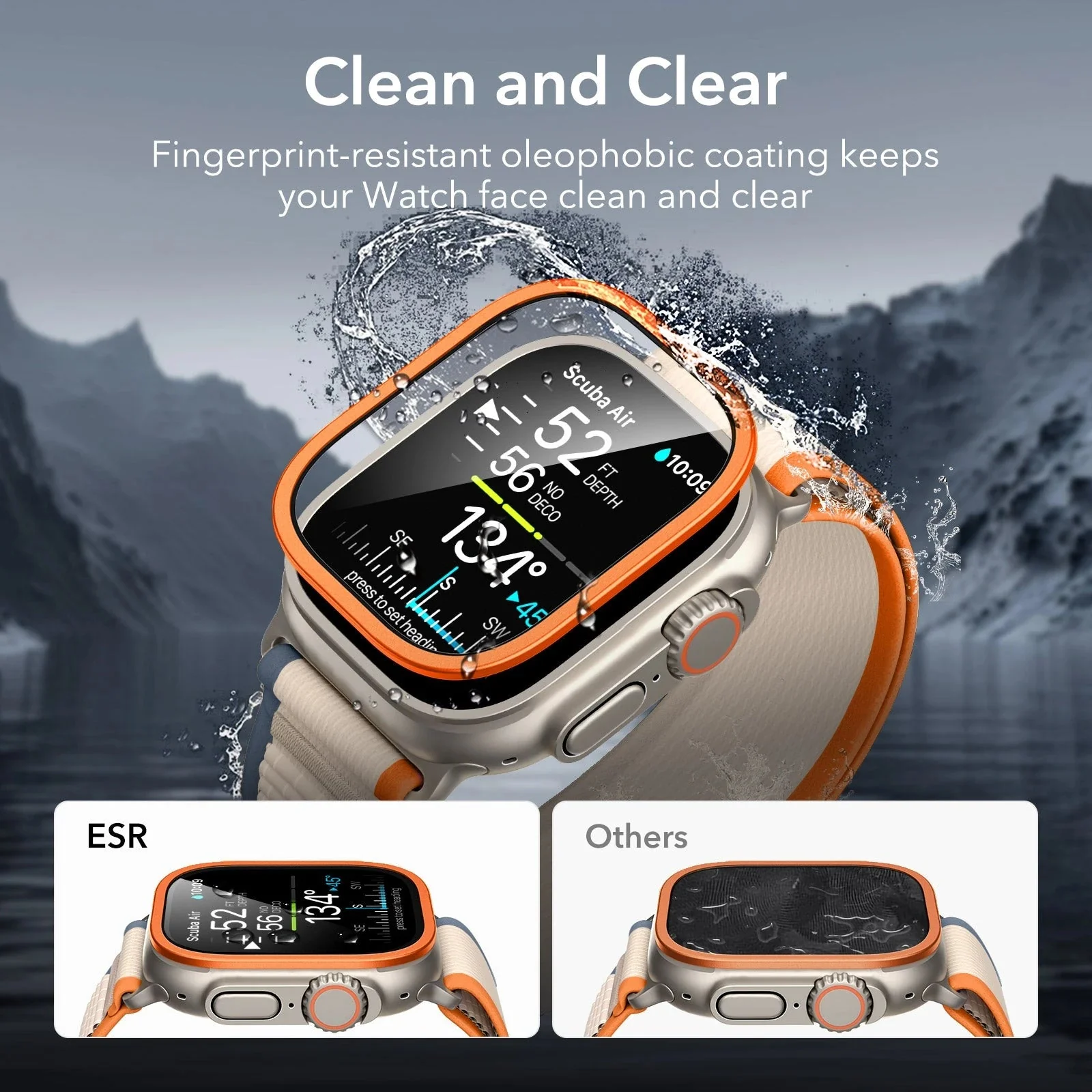 Apple Watch Ultra Armorite Screen Protector - Black - Image 8