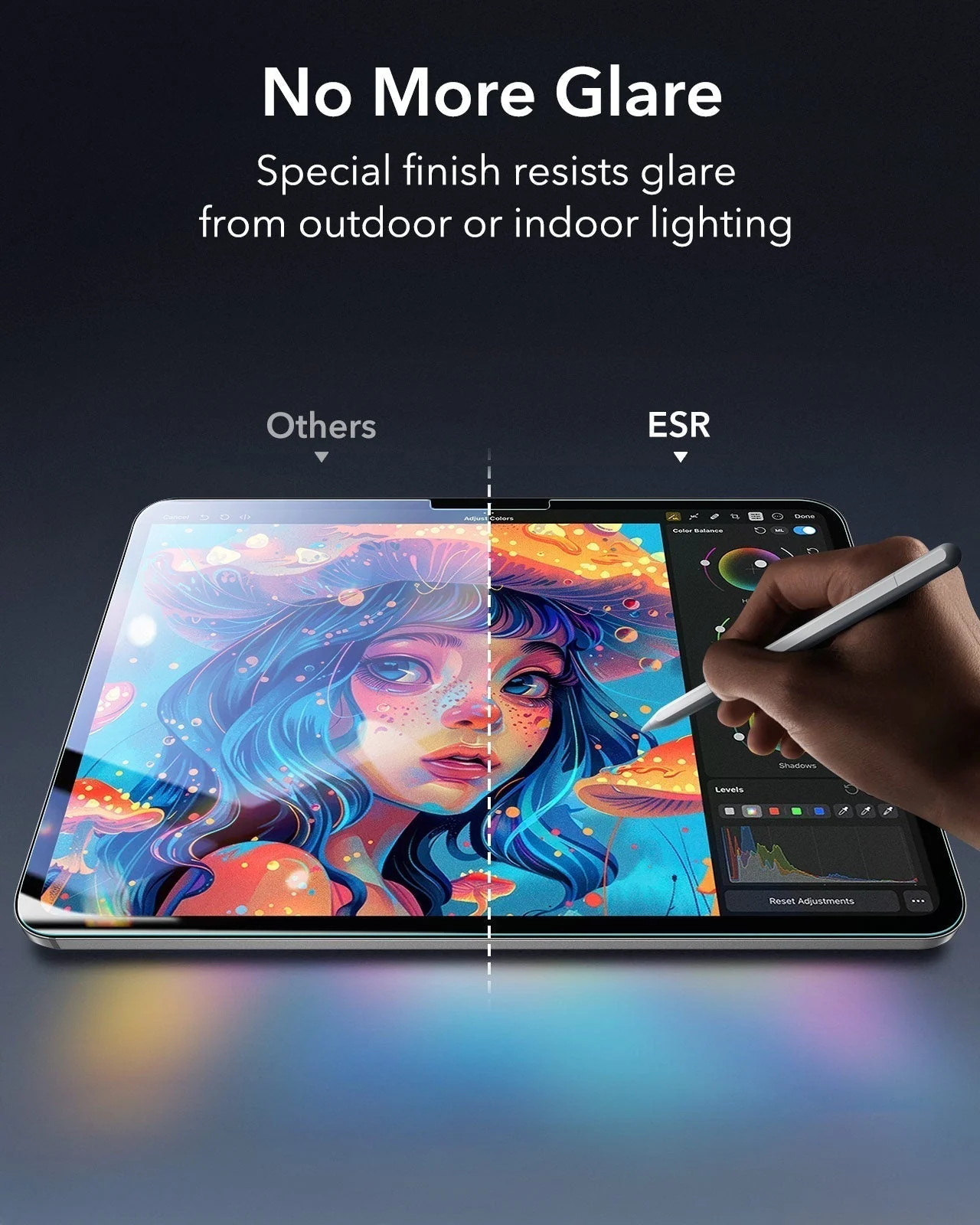iPad Pro 11" (M4) 2024 UltraFit Armorite Paper-Feel Screen Protector – 2 Pack - Image 7