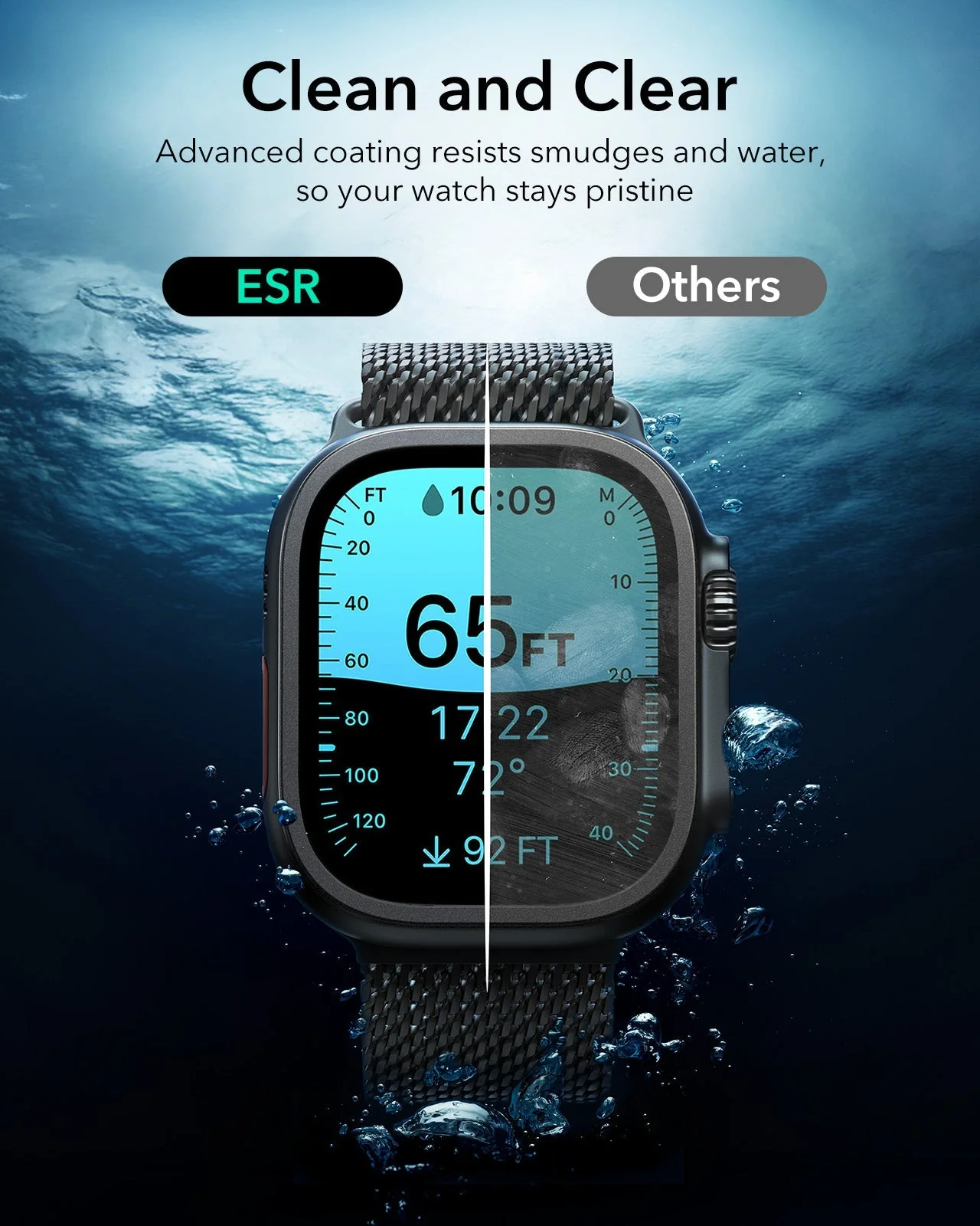 Apple Watch Ultra 3 Armorite Screen Protector - Black - Image 8