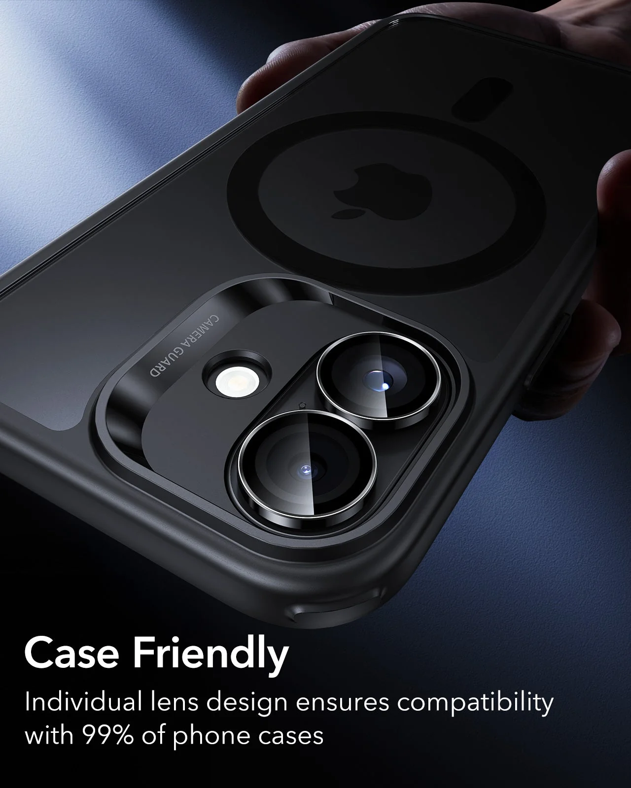 iPhone 17 Armorite®️ Camera Lens Protector - Black - Image 8