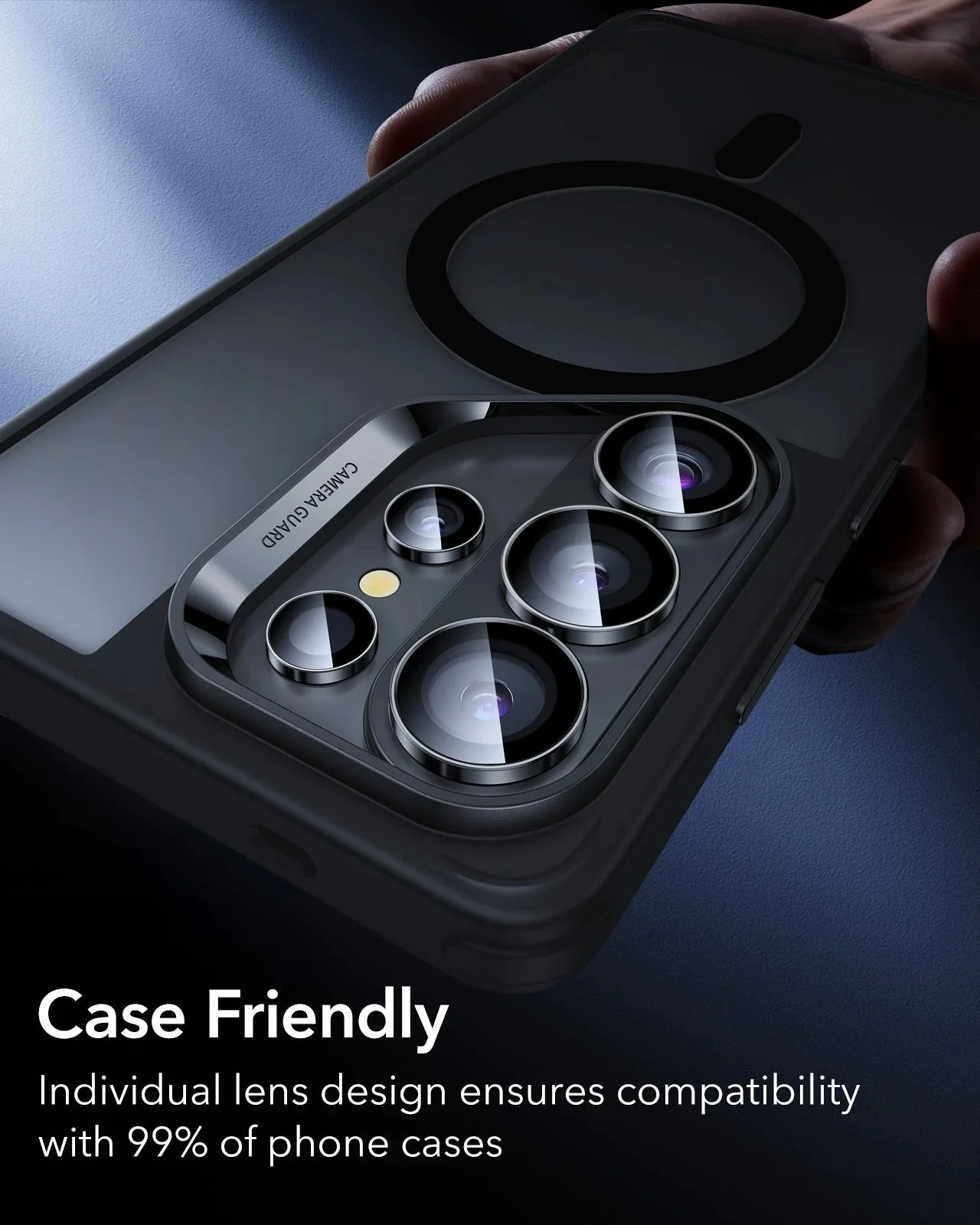 Galaxy S26 Ultra Armorite® Camera Lens Protector - Black - Image 8