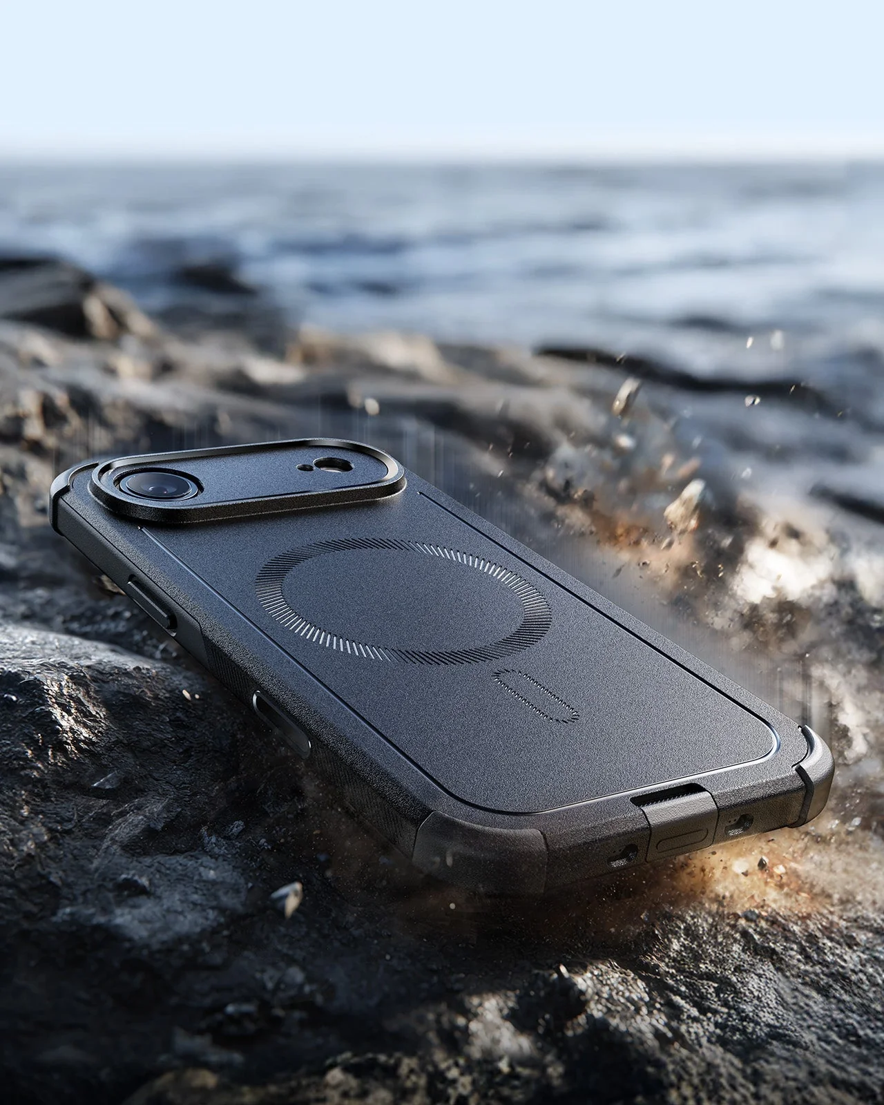 iPhone Air Cyber Tough Magnetic Case (Camera Control) - Black - Image 6