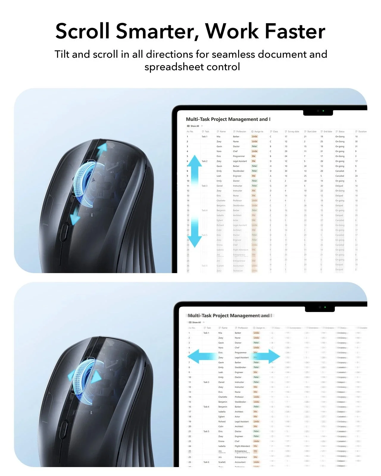 ESR MagMouse™ Wireless Mouse - Black - Image 7