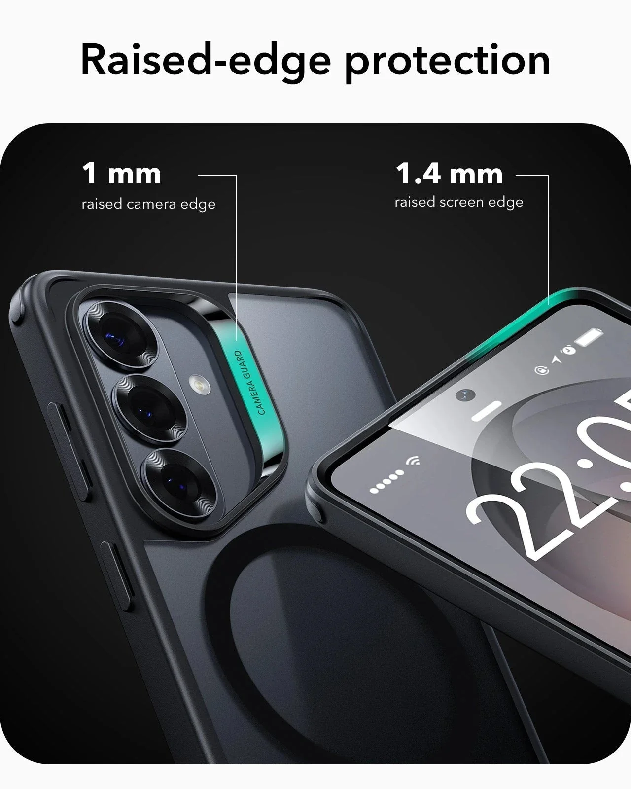 Galaxy S26 Plus Classic Hybrid Magnetic Case - Frosted Black - Image 4