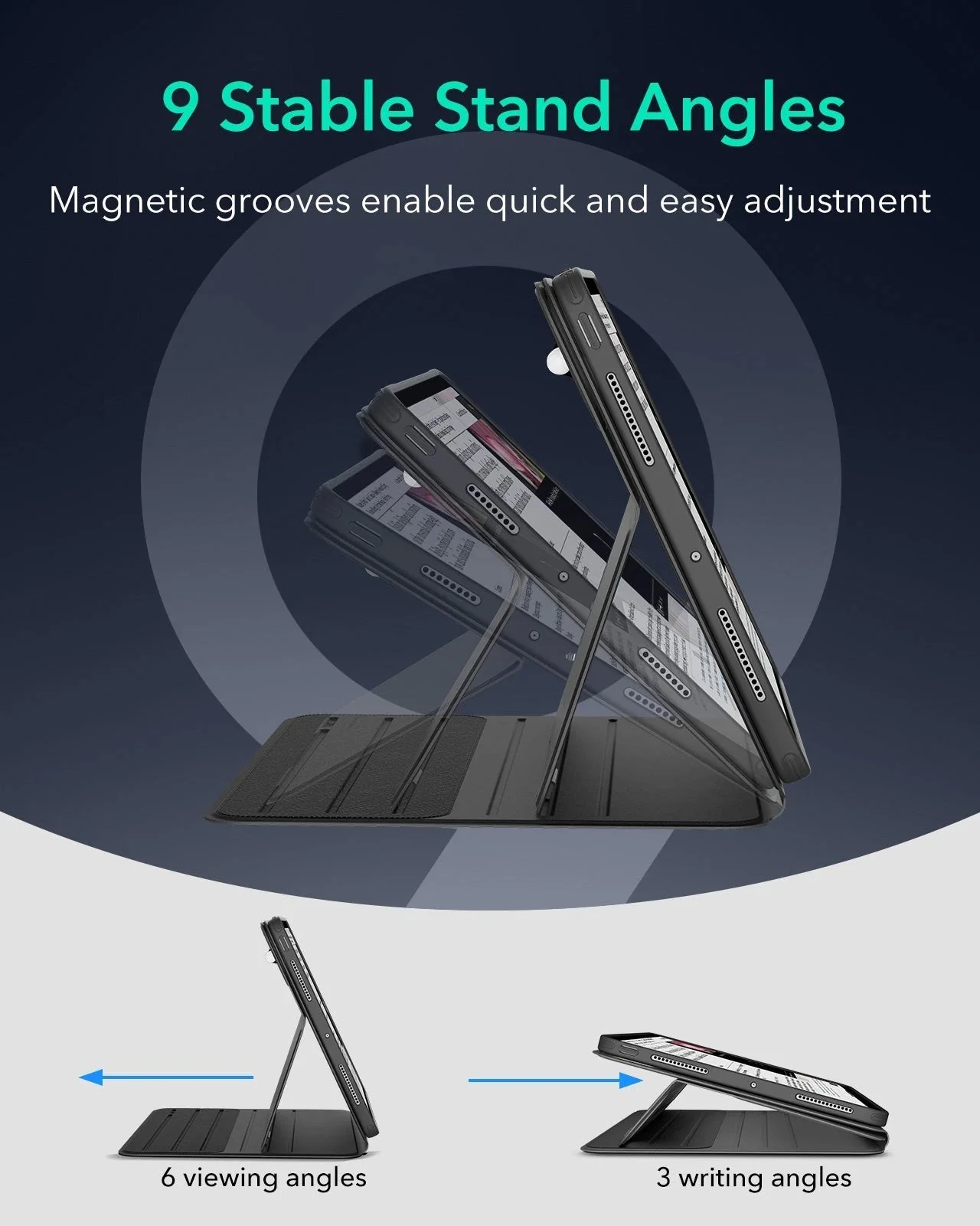 iPad Pro 13" (2025) Bundle Shift Magnetic Case & Armorite® Protection - Black - Image 7