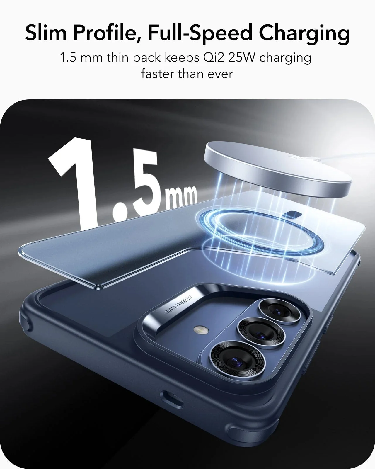 Galaxy S26 Classic Hybrid Magnetic Case - Frosted Blue - Image 6