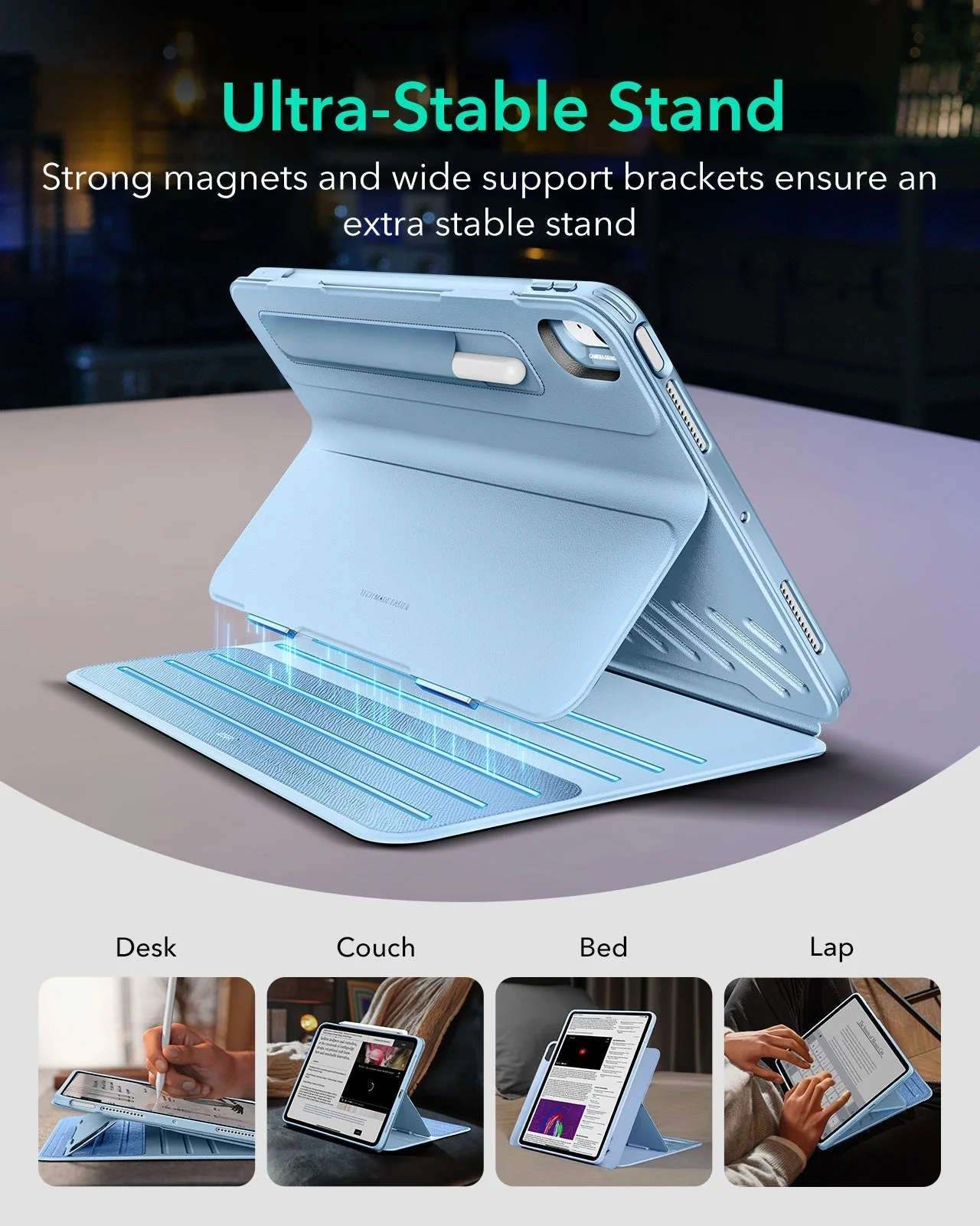 iPad Air 11" (M4) 2026 Shift Magnetic Case - Blue - Image 4