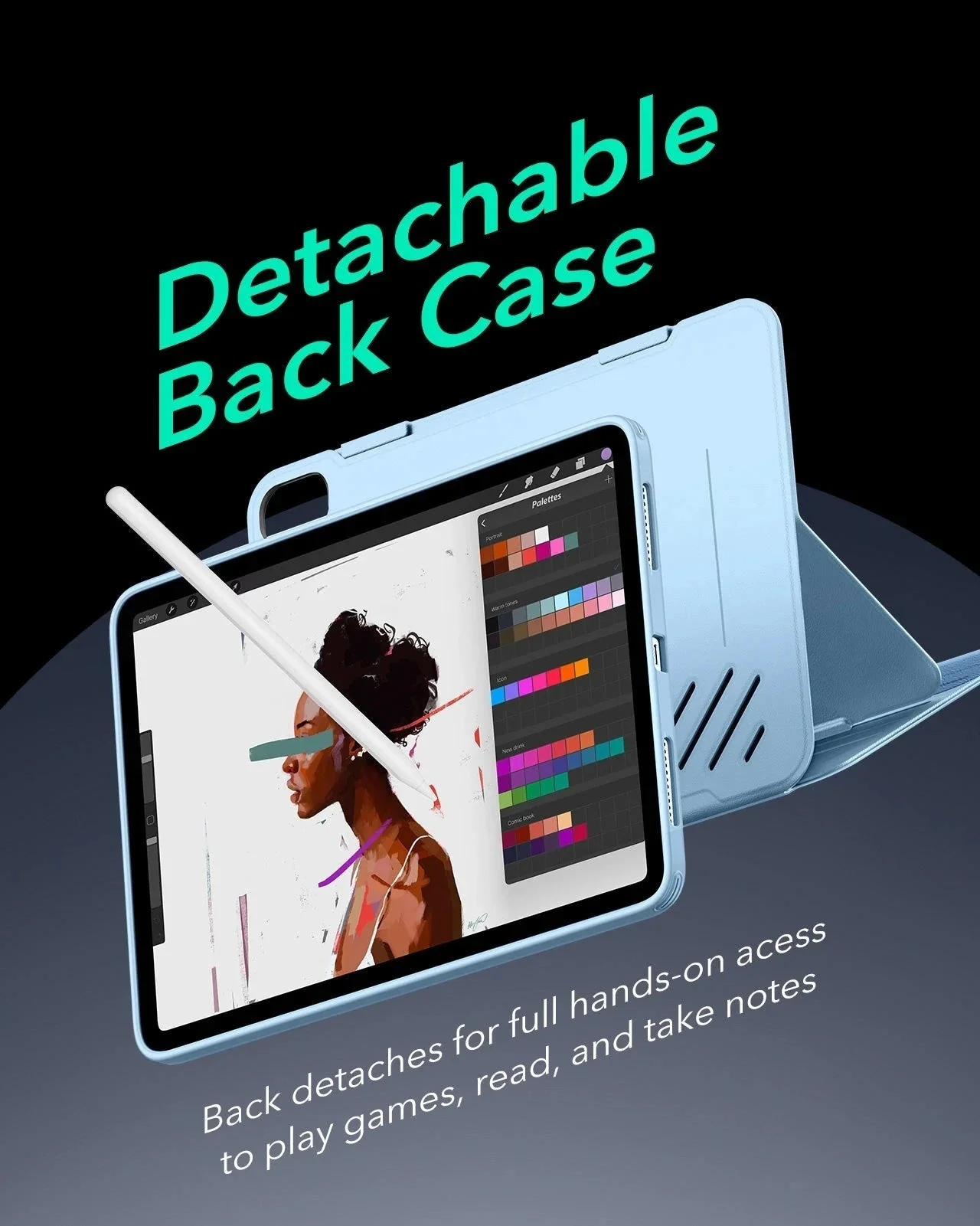 iPad Air 13" (M4) 2026 Shift Magnetic Case - Blue - Image 6