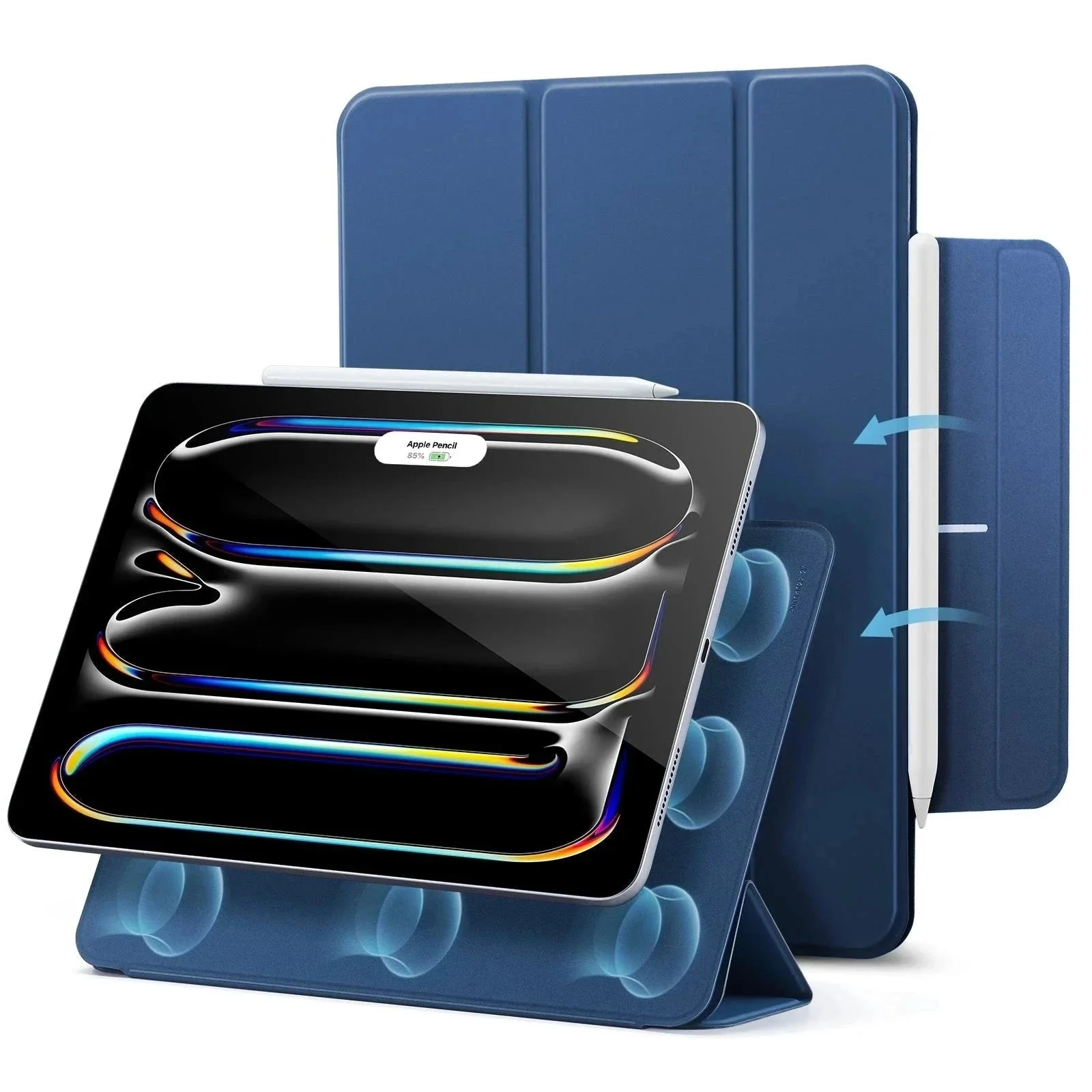 iPad Pro 11" (2025) Rebound Magnetic Case - Navy Blue