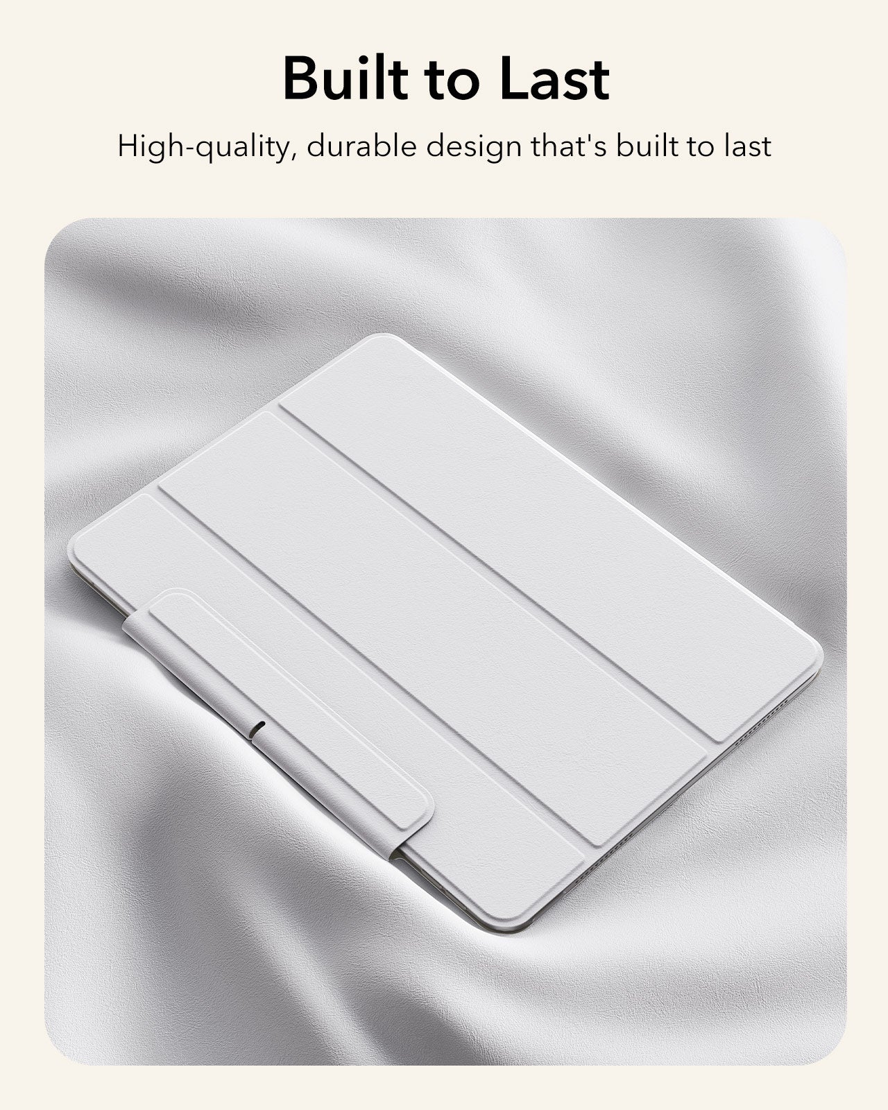iPad Air 13" (M4) 2026 Rebound Magnetic Case - Brilliant White - Image 7