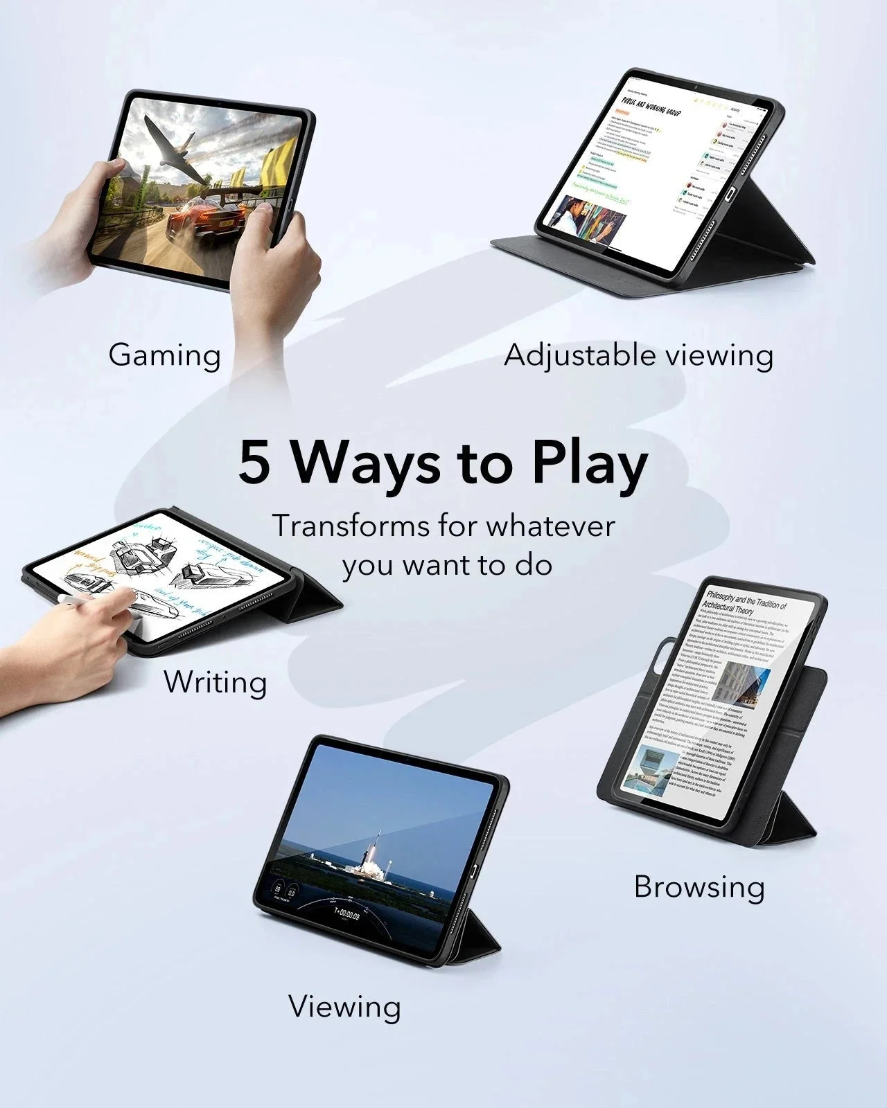 iPad Pro 13ʺ (2025) Rebound Transformation Bundle - Brilliant White - Image 4