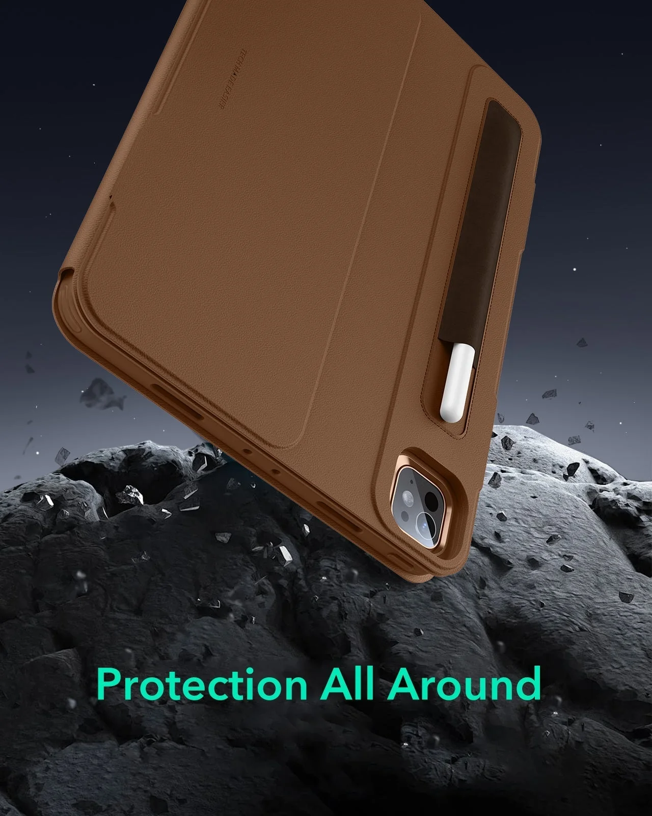 iPad Pro 13" (2025) Bundle Shift Magnetic Case & Armorite® Paper-Feel Protection - Brown - Image 8