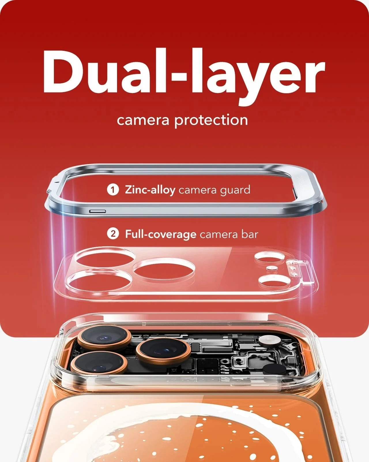 iPhone 17 Pro Classic Hybrid Magnetic Case (Camera Control, Stash Stand) - Santa Skater - Image 5