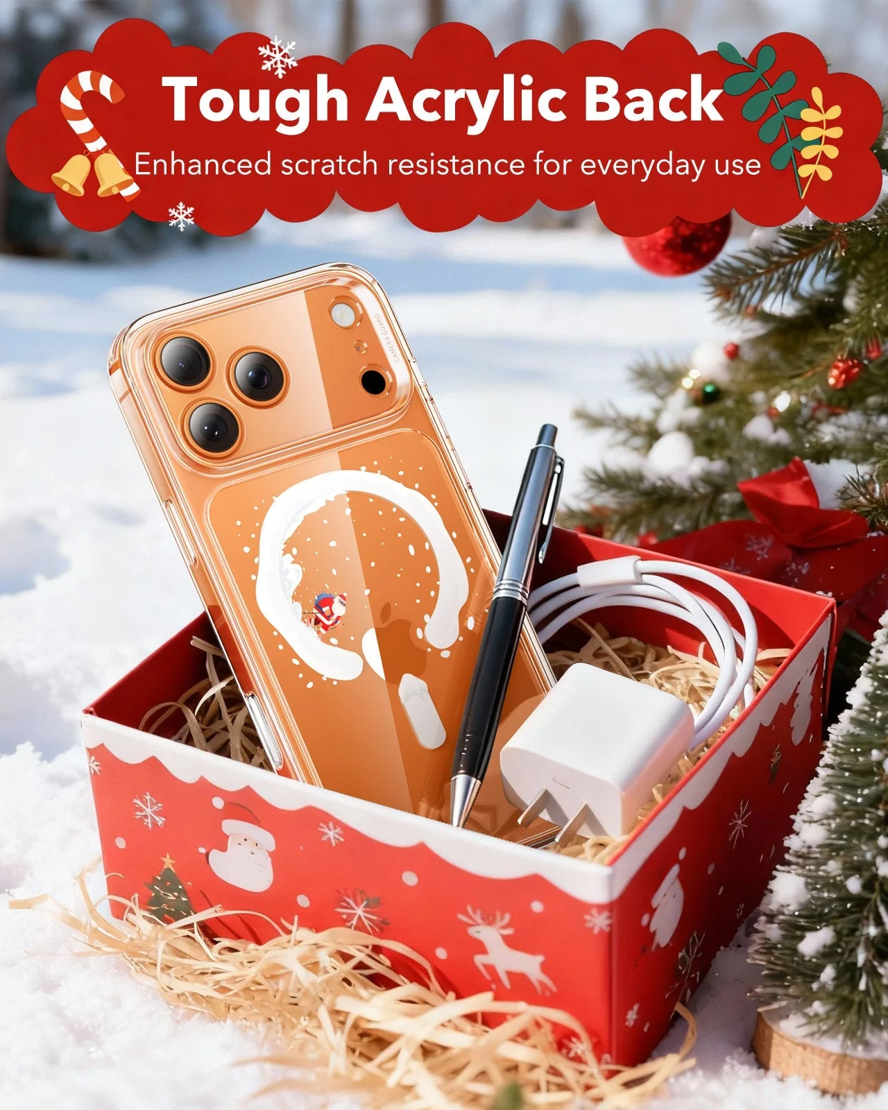 iPhone 17 Pro Classic Hybrid Magnetic Case (Camera Control) - Santa Skater - Image 7