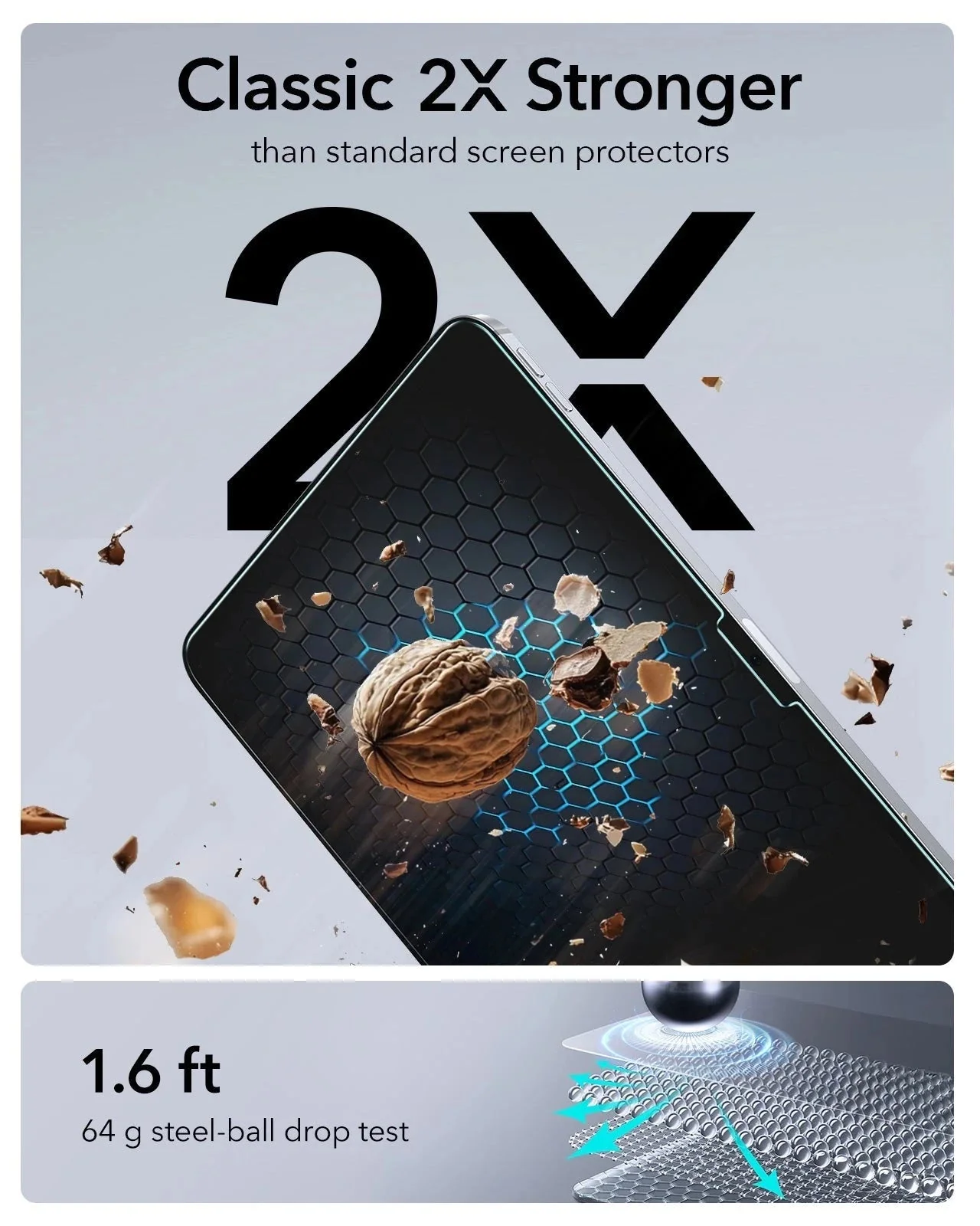 iPad Pro 11" (2024) UltraFit Classic Screen Protector – 2 Pack - Image 6