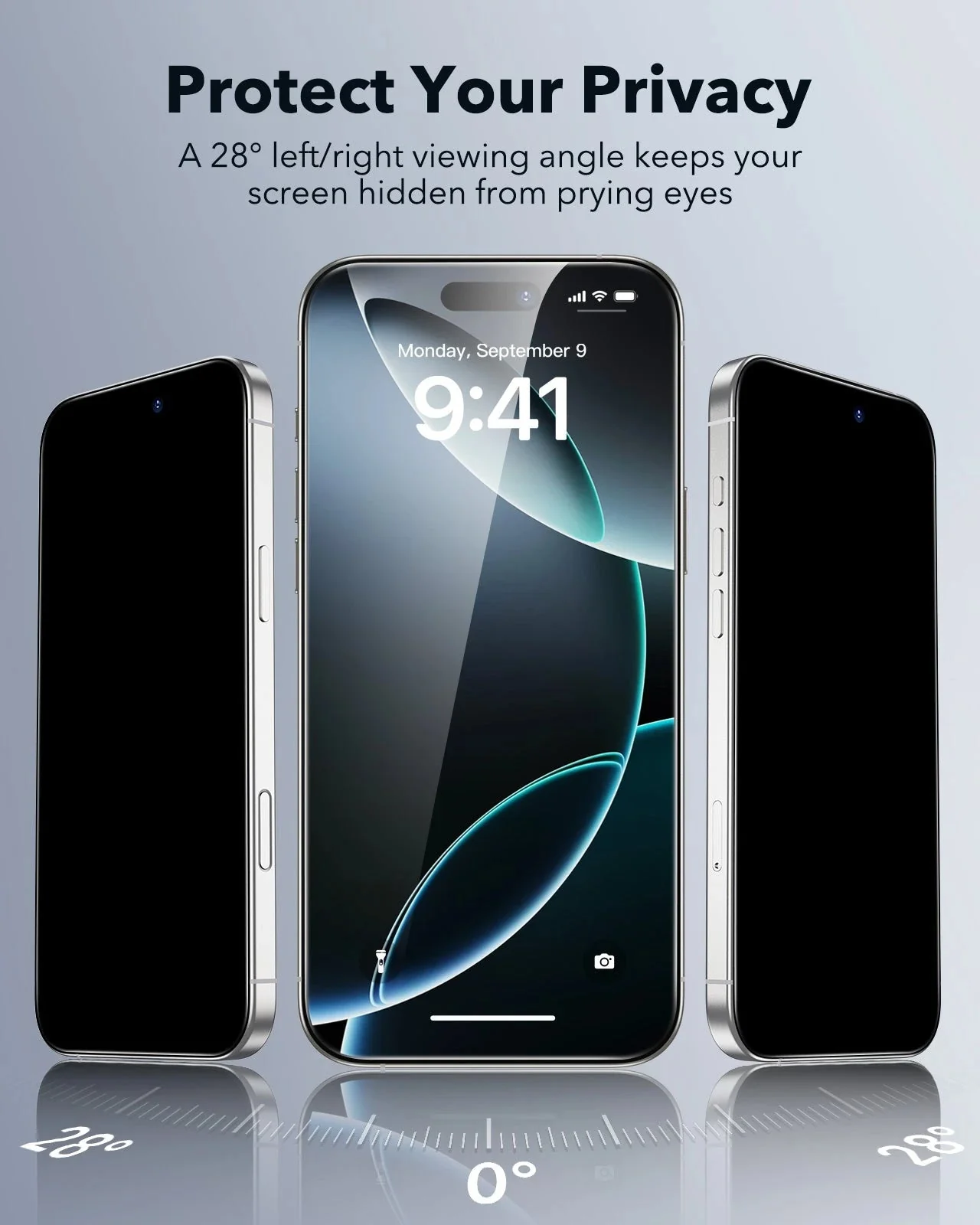 iPhone 16 Pro Max UltraFit Classic Privacy Screen Protector - 3 Pack - Image 3