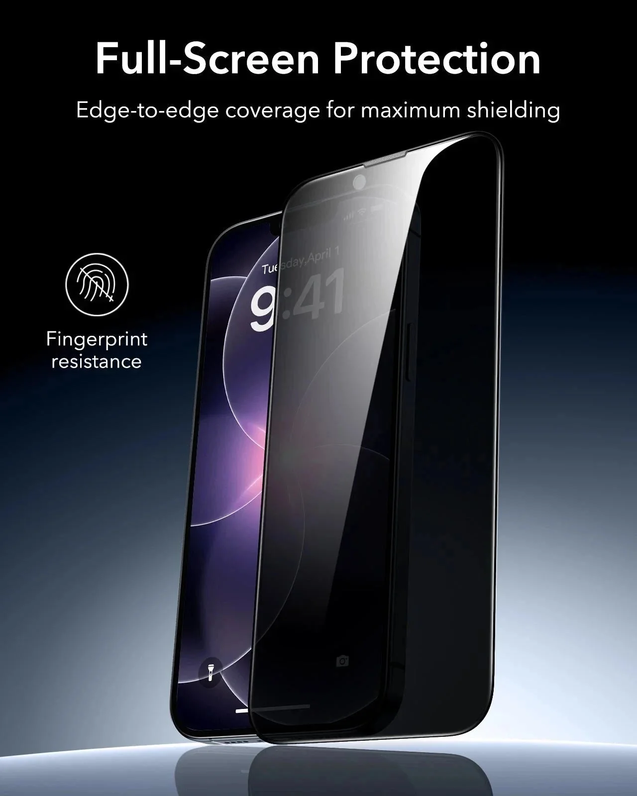 iPhone 17e Bundle Classic Hybrid Magnetic Case (Stash Stand) & Armorite® Privacy Screen Protector - Clear Black - Image 12