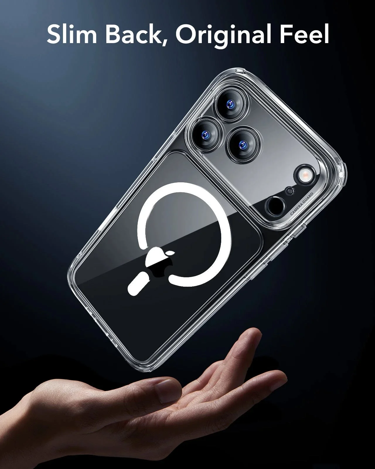 iPhone 17 Pro Classic Hybrid Magnetic Case (Camera Control) - Clear - Image 7