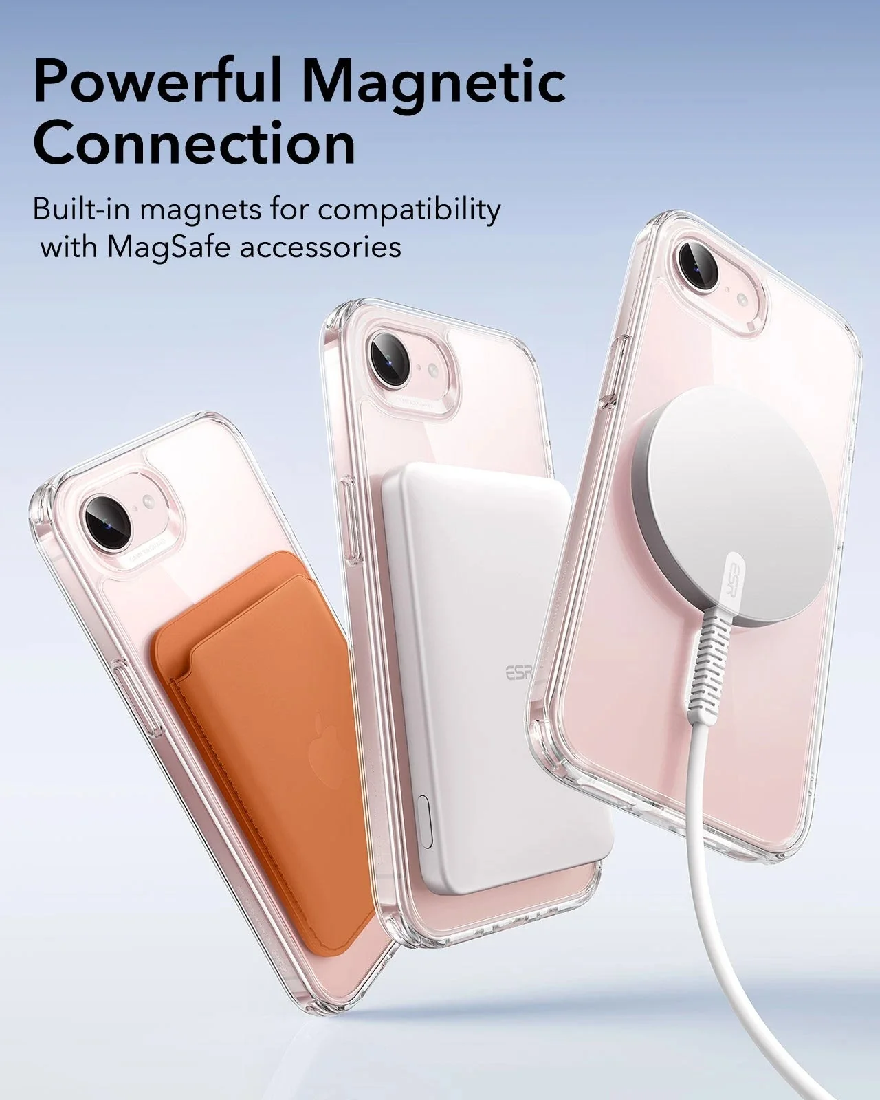 iPhone 17e Classic Hybrid Magnetic Case - Clear - Image 9