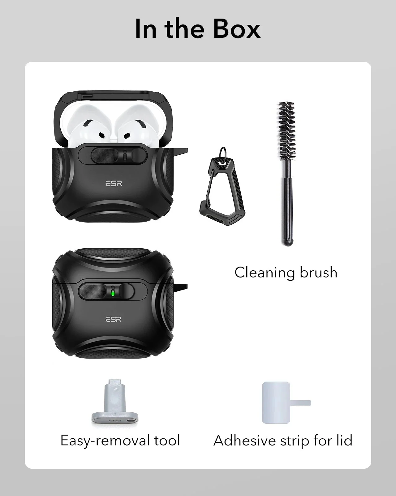 Cyber FlickLock Snap-and-Charge Bundle for AirPods 4 - Black - Image 11