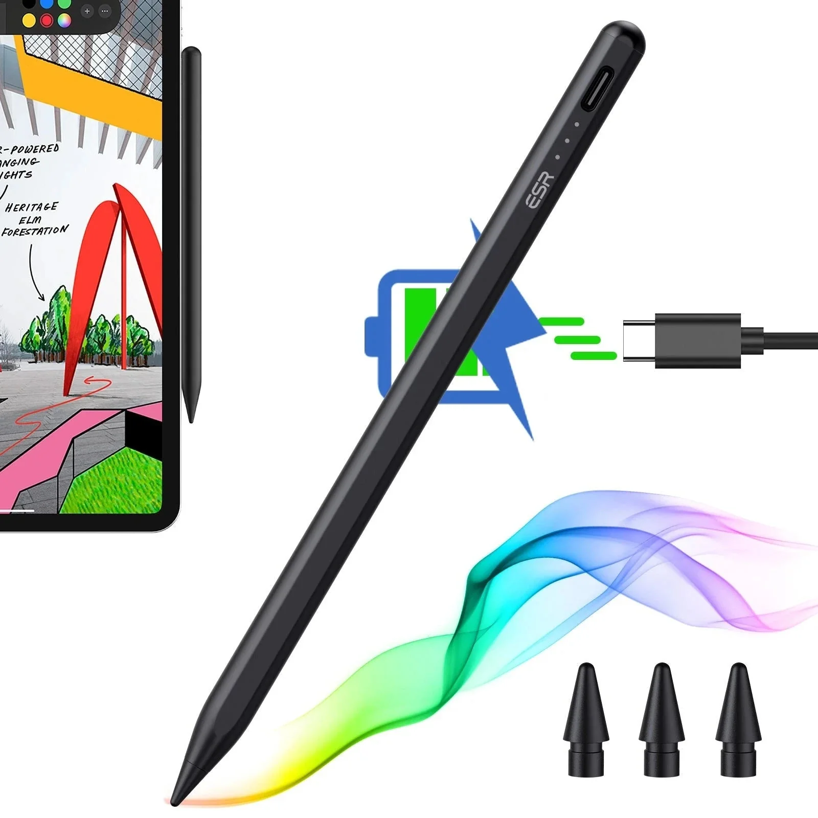 Digital Pencil for iPad - Dark Silver - Image 3