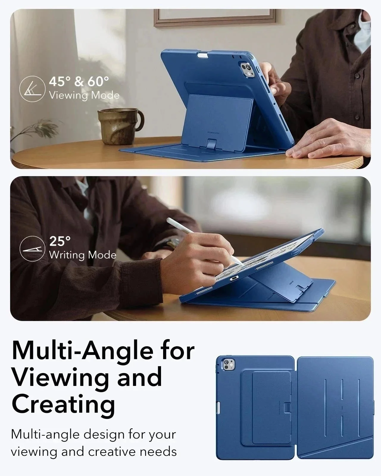 iPad Pro 11ʺ (2025) Flip Transformation Bundle - Navy Blue - Image 3