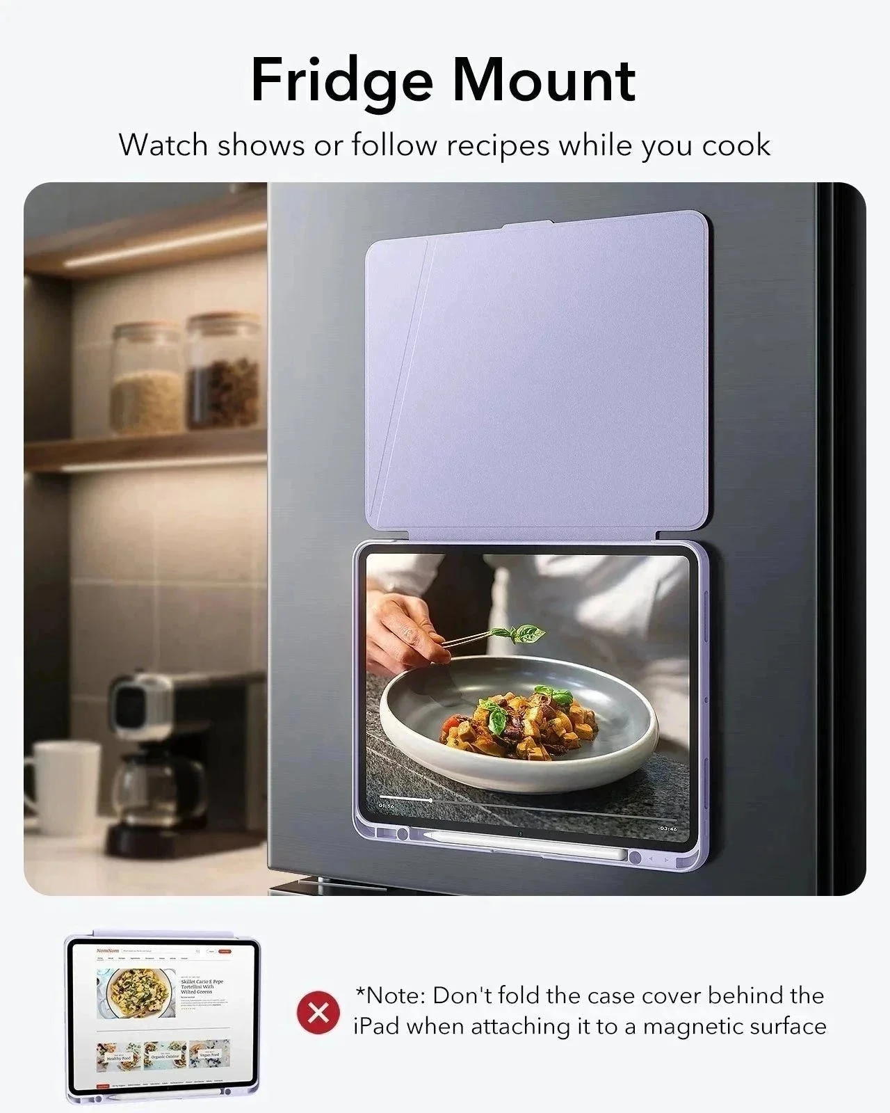 iPad Pro 11ʺ (2025) Flip Magnetic Protection Bundle - Purple - Image 7