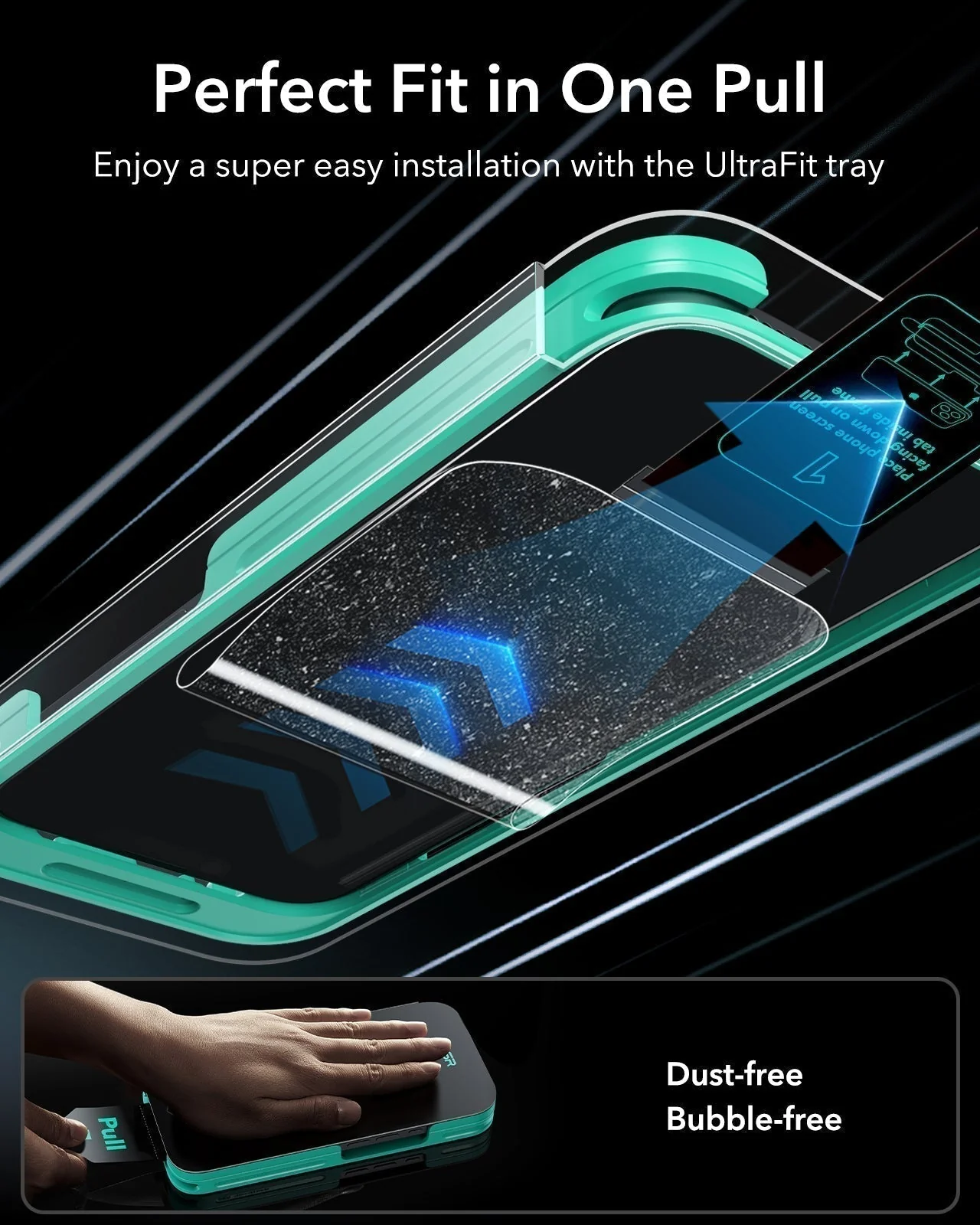 iPhone 17e Bundle Classic Hybrid Magnetic Case & Armorite® Privacy Screen Protector - Frosted Black - Image 10
