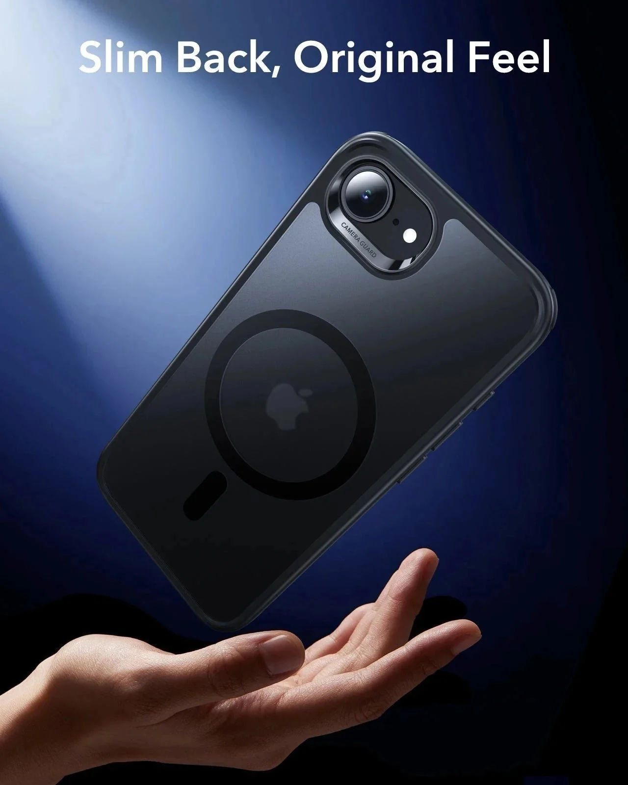 iPhone 17e Classic Hybrid Magnetic Case - Frosted Black - Image 7