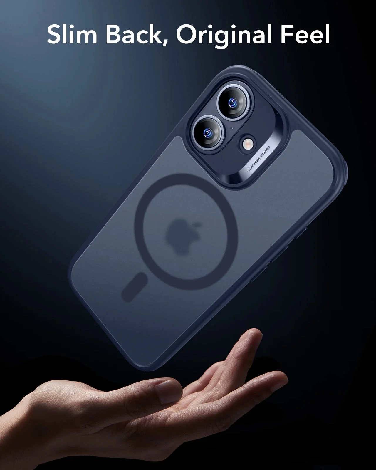 iPhone 17 Classic Hybrid Magnetic Case (Camera Control) - Frosted Blue - Image 7