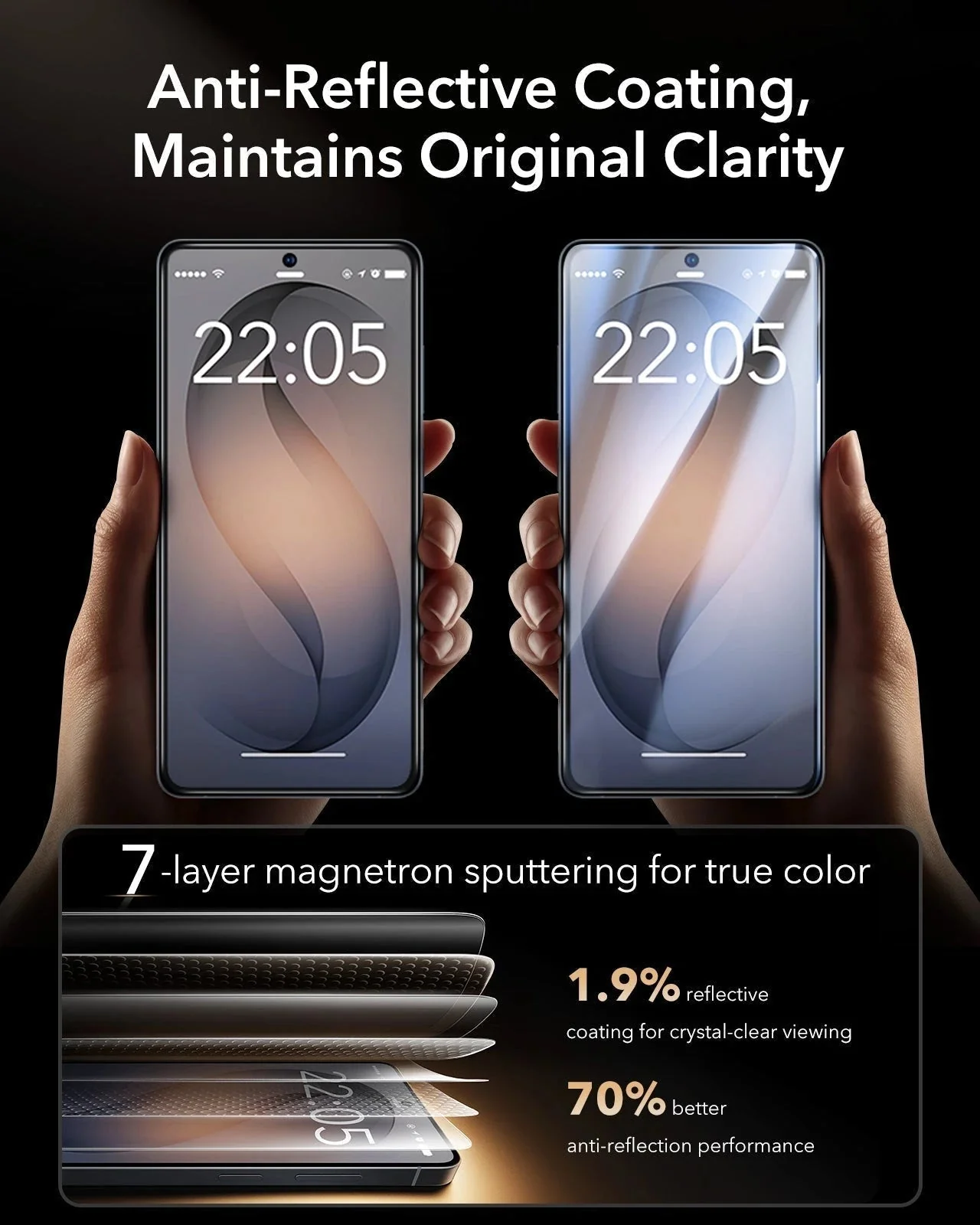 Galaxy S26 Ultra Bundle Classic Hybrid Magnetic Case (Stash Stand) and Armorite® Pro Screen Protector - Frosted Blue - Image 10