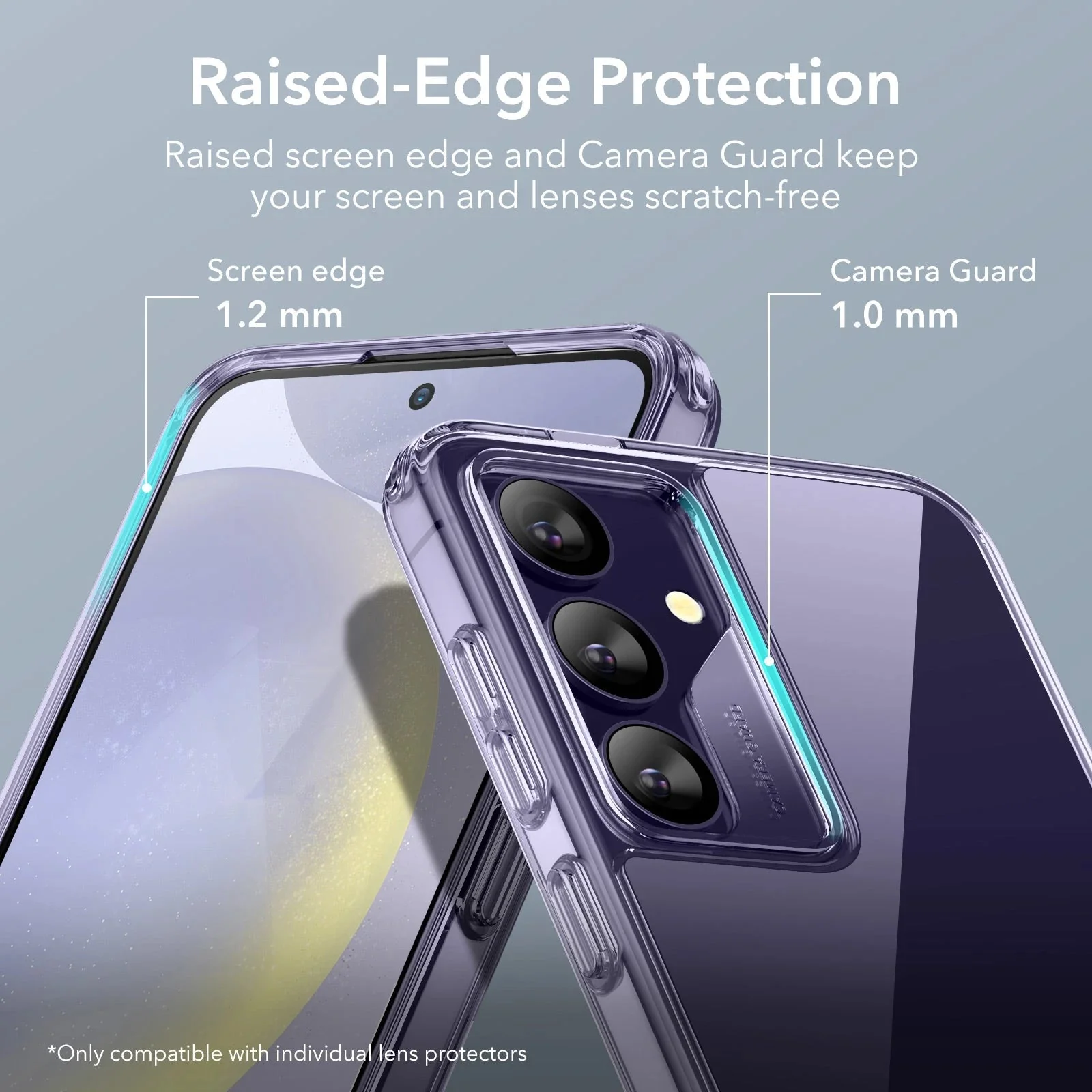 Galaxy S24 Boost Kickstand Case - Clear Purple - Image 5