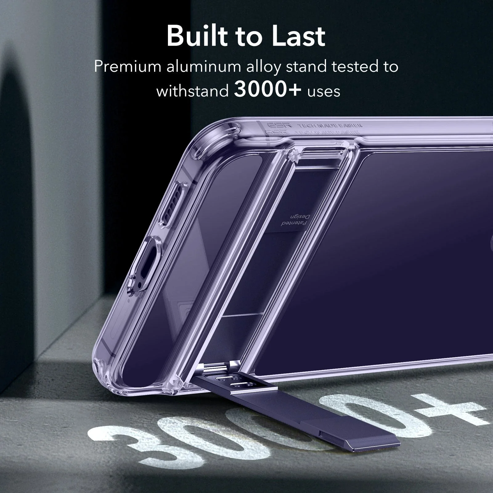 Galaxy S24 Plus Boost Kickstand Case - Clear Purple - Image 3