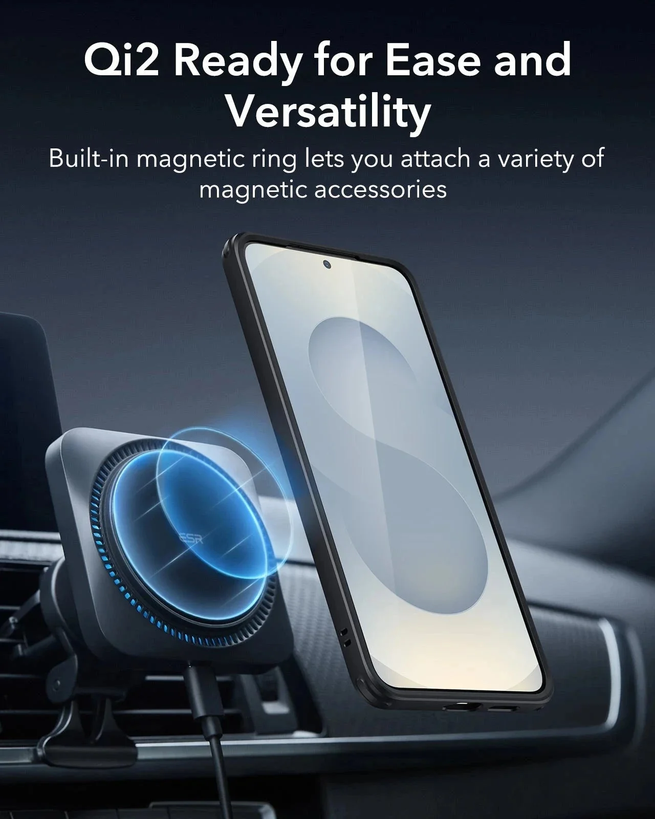 Galaxy S25+ HaloLock Classic Hybrid Case - Clear - Image 6