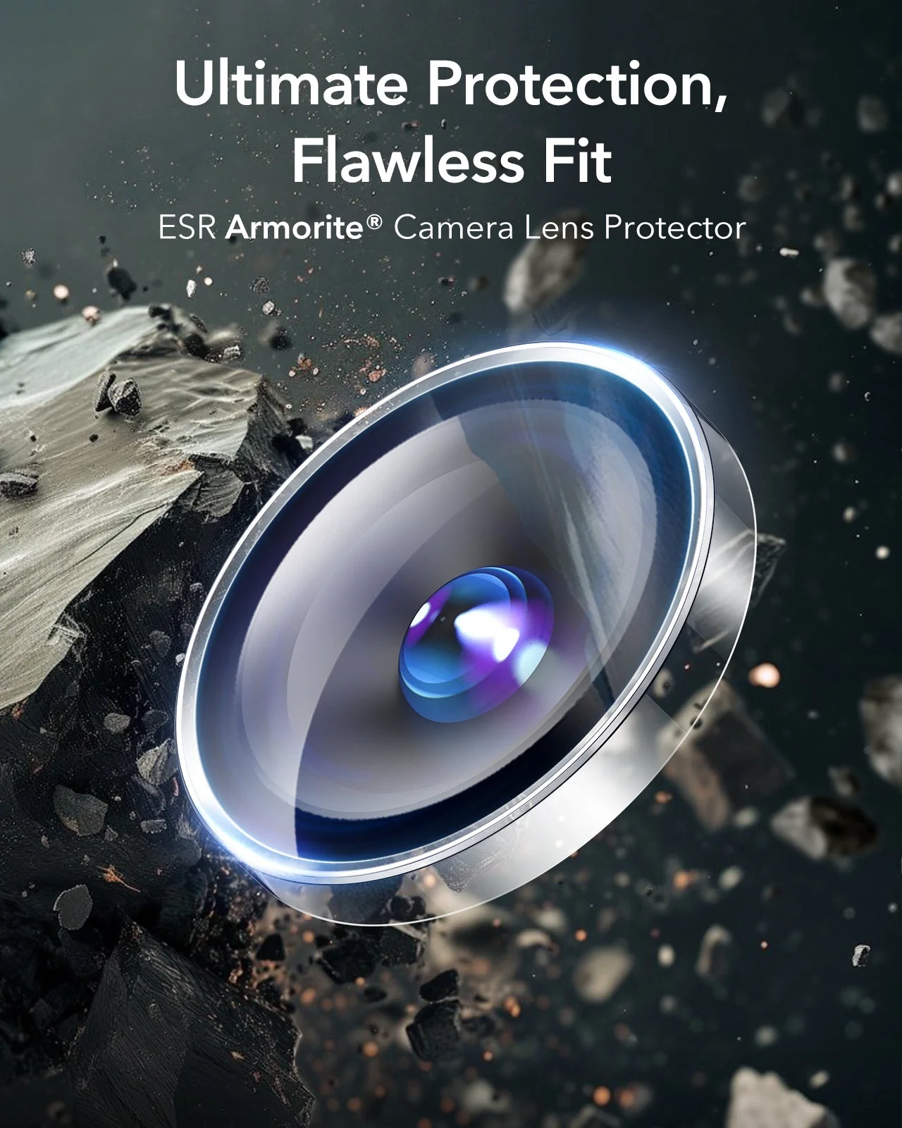 Galaxy S25 Ultra Armorite Camera Lens Protectors - Clear - Image 2