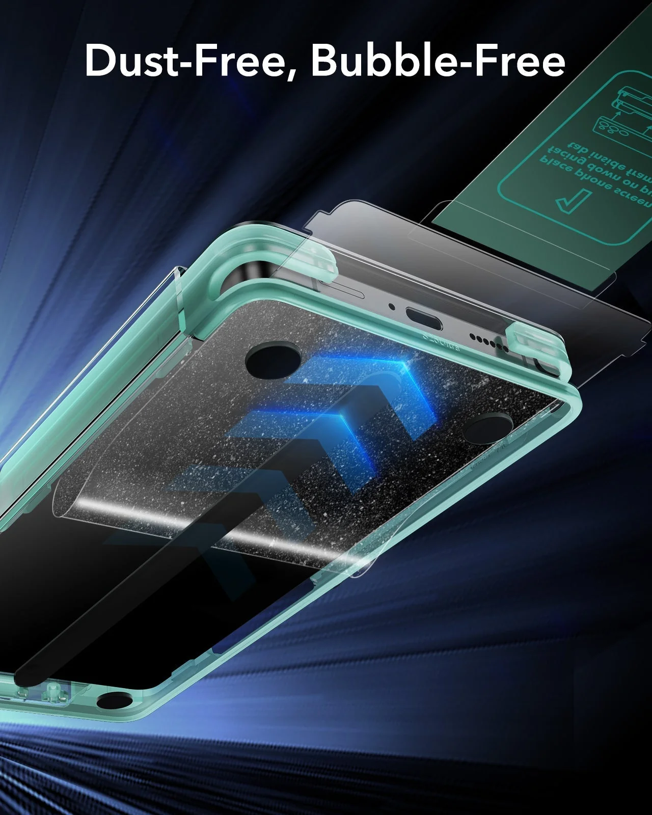 Galaxy S25 Ultra HaloLock Classic Hybrid Case Protection Bundle - Clear Black - Image 7