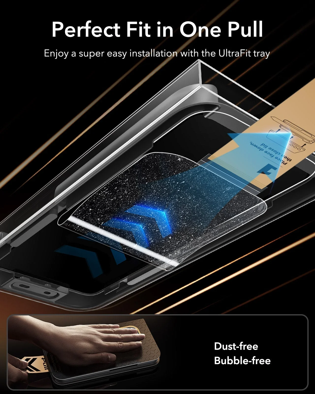 Galaxy S26 Ultra UltraFit Armorite® Pro  Privacy Screen Protector - 3 Pack - Image 5