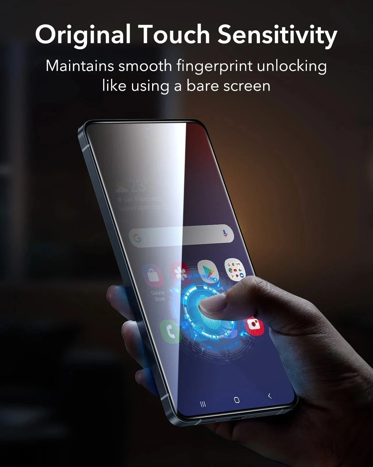 Galaxy S26 Ultra UltraFit Armorite® Pro  Privacy Screen Protector - 3 Pack - Image 6