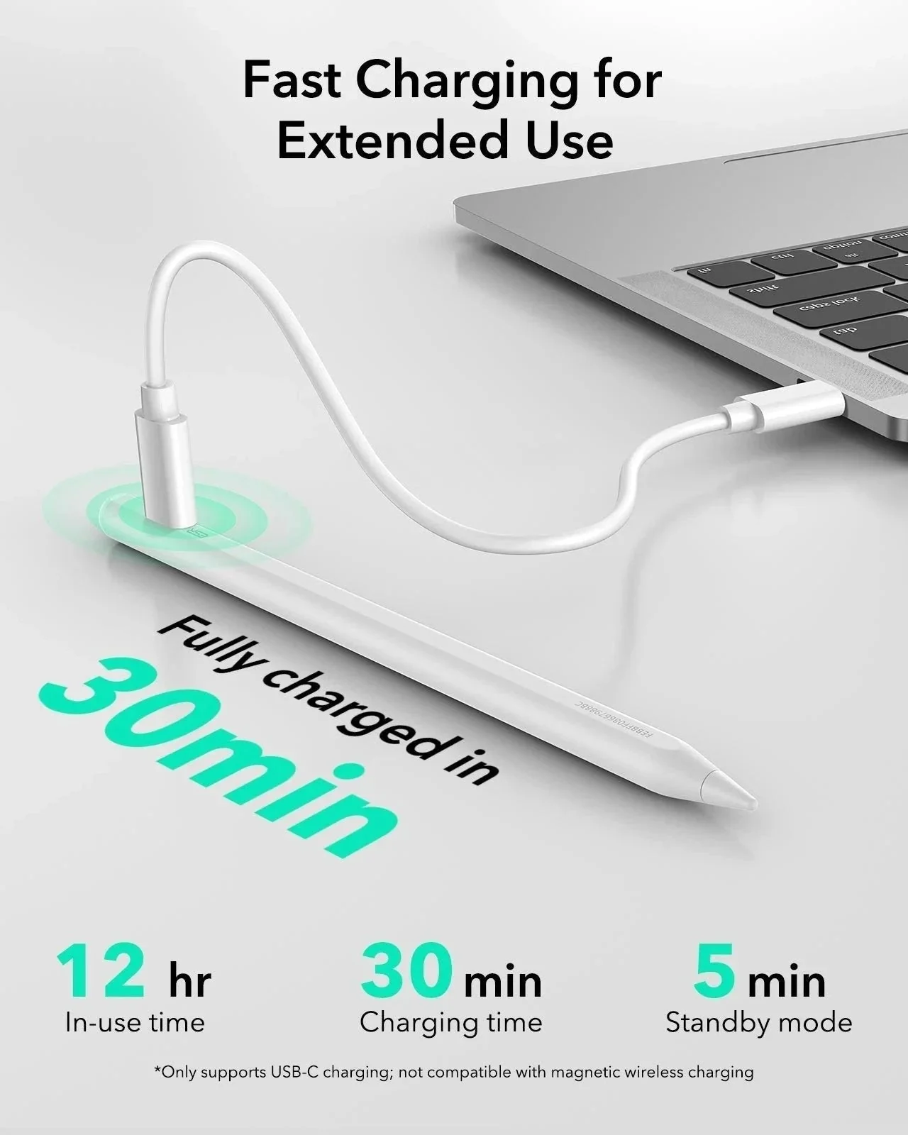 Geo Digital Pencil with Built-in Find My - White - Image 3