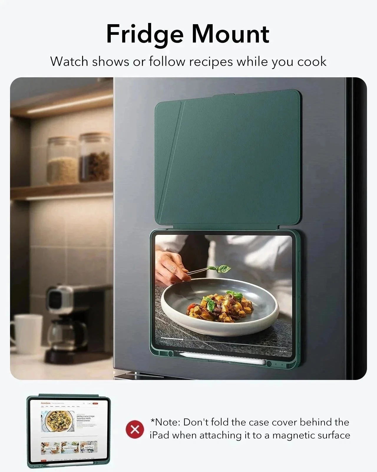 iPad Pro 13ʺ (2025) Flip Magnetic Protection Bundle - Green - Image 6