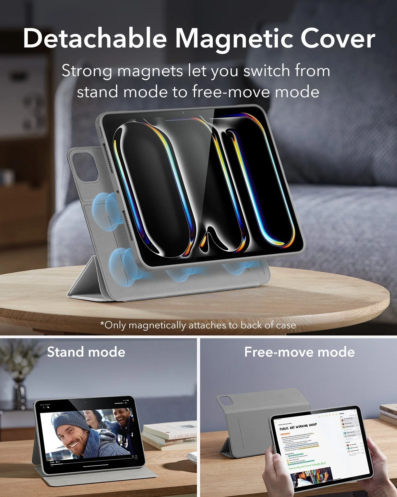 iPad Pro 11ʺ (2025) Rebound Transformation Bundle - Grey - Image 4